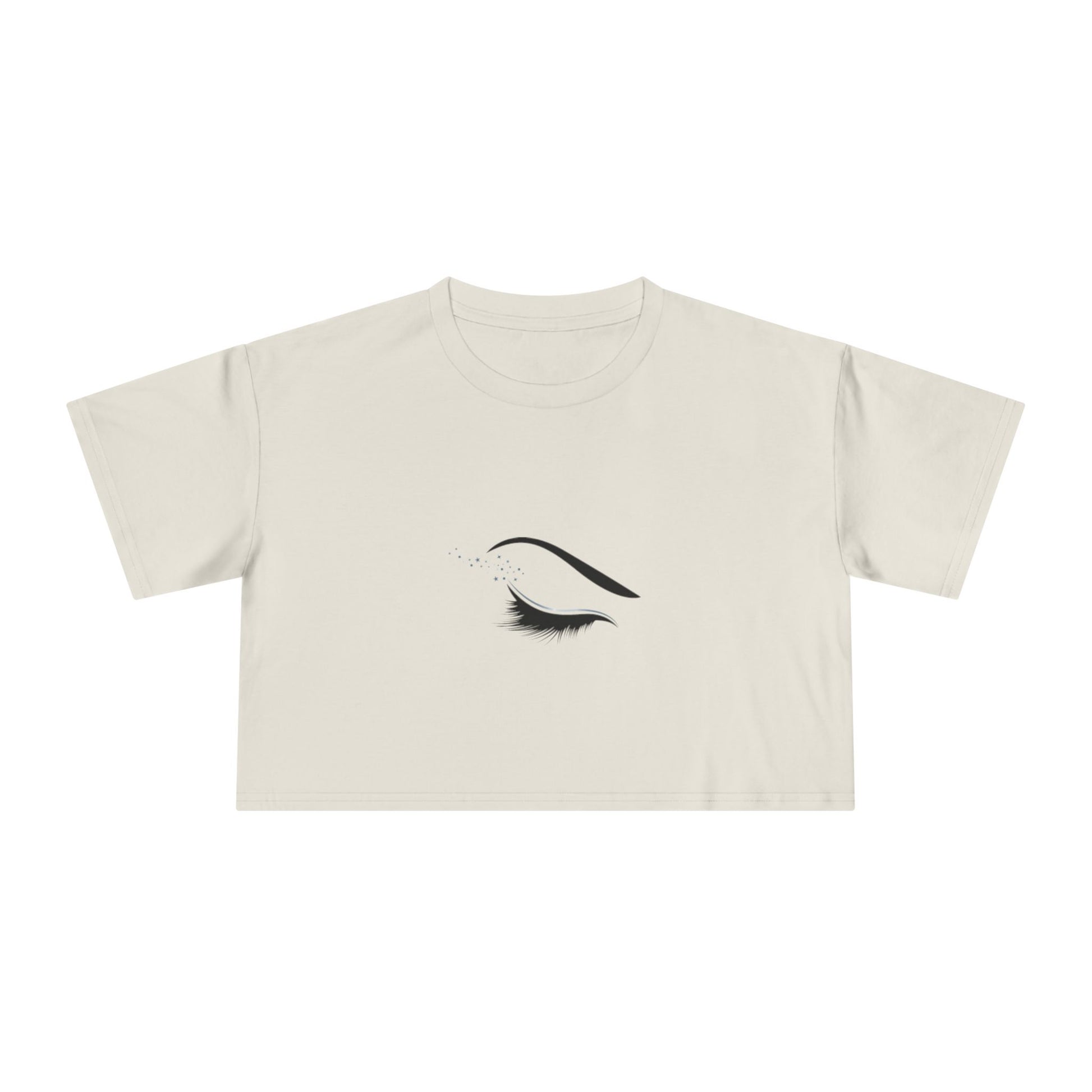 Eyelash & Brow Minimalist Women's Crop Tee