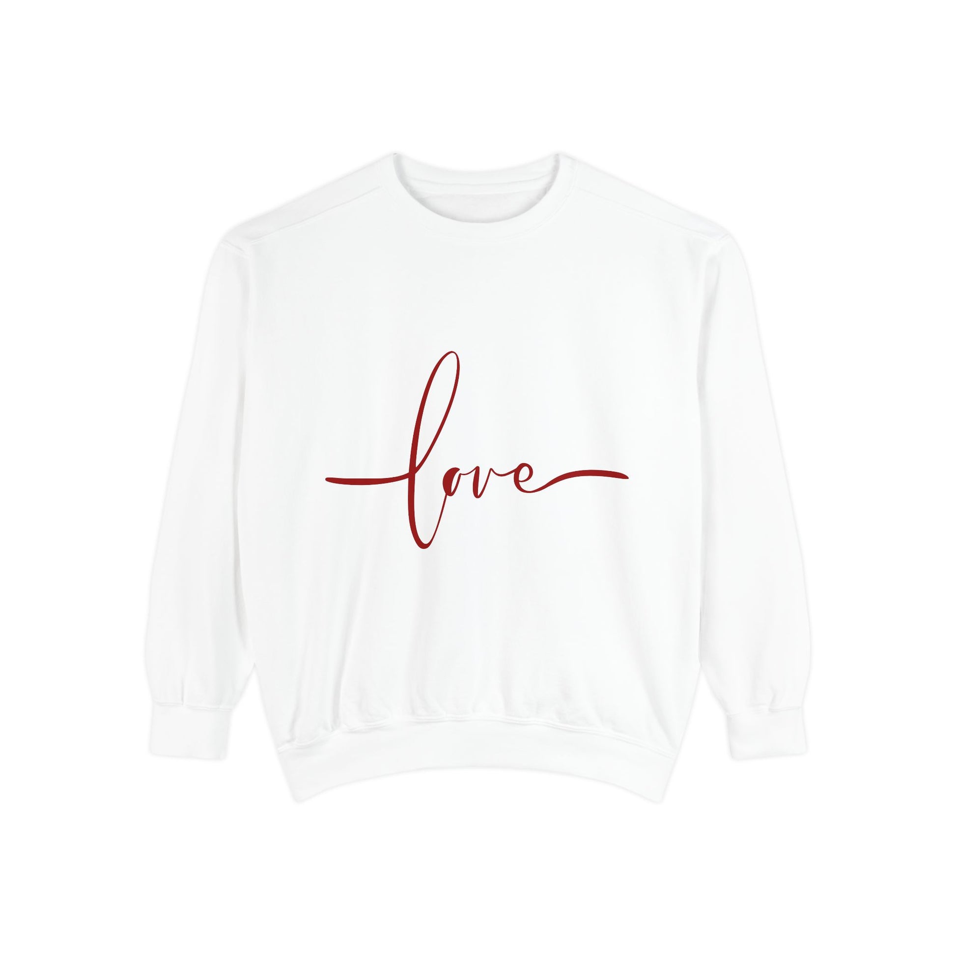 Unisex Love Sweatshirt, Cozy Love Sweater for Couples, Gift for Her, Valentine’s Day Outfit, Casual Everyday Wear