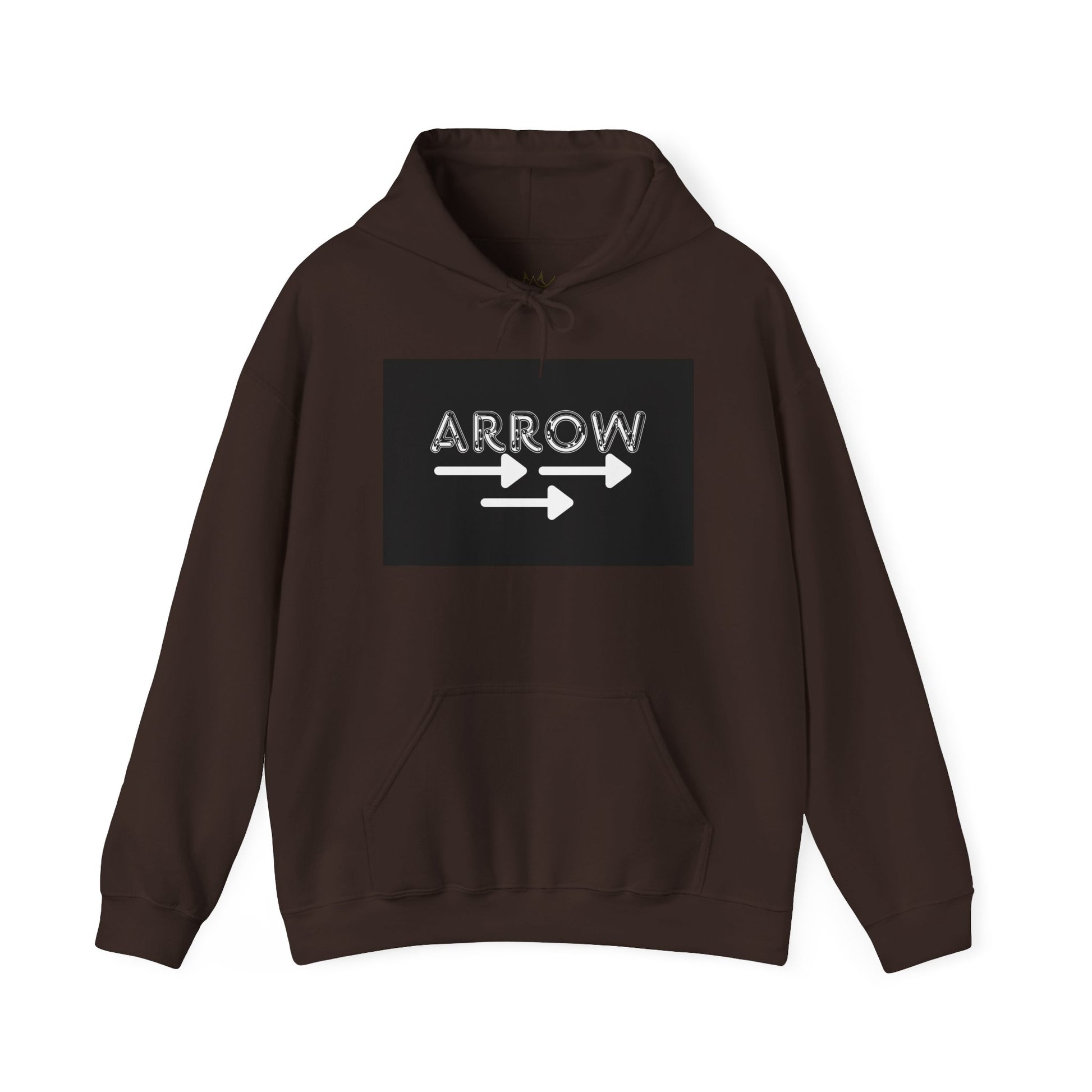 Arrow Design Unisex Hoodie, Cozy Casual Sweatshirt, Perfect Gift for Friends
