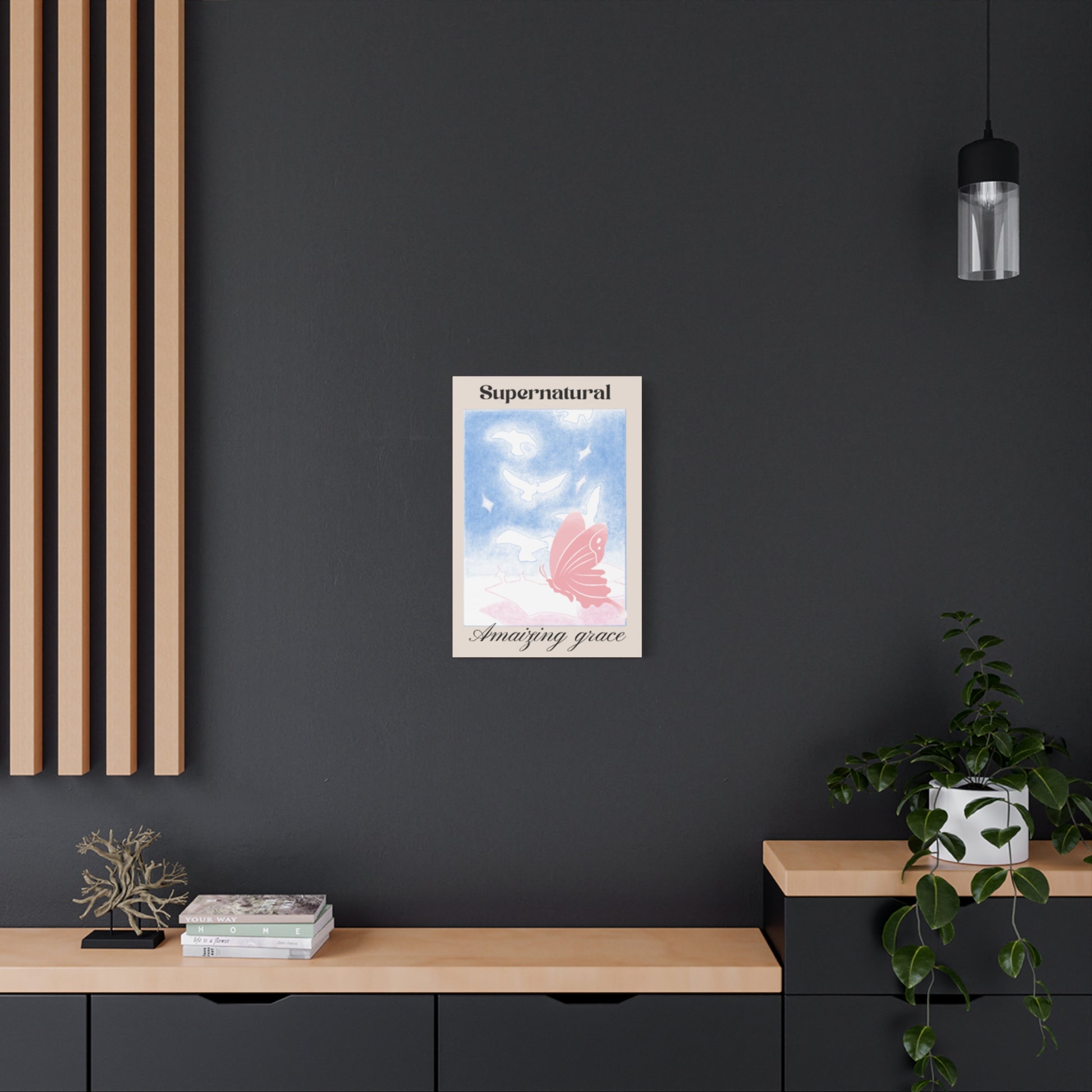 Spiritual Wall Art with Inspirational Quote