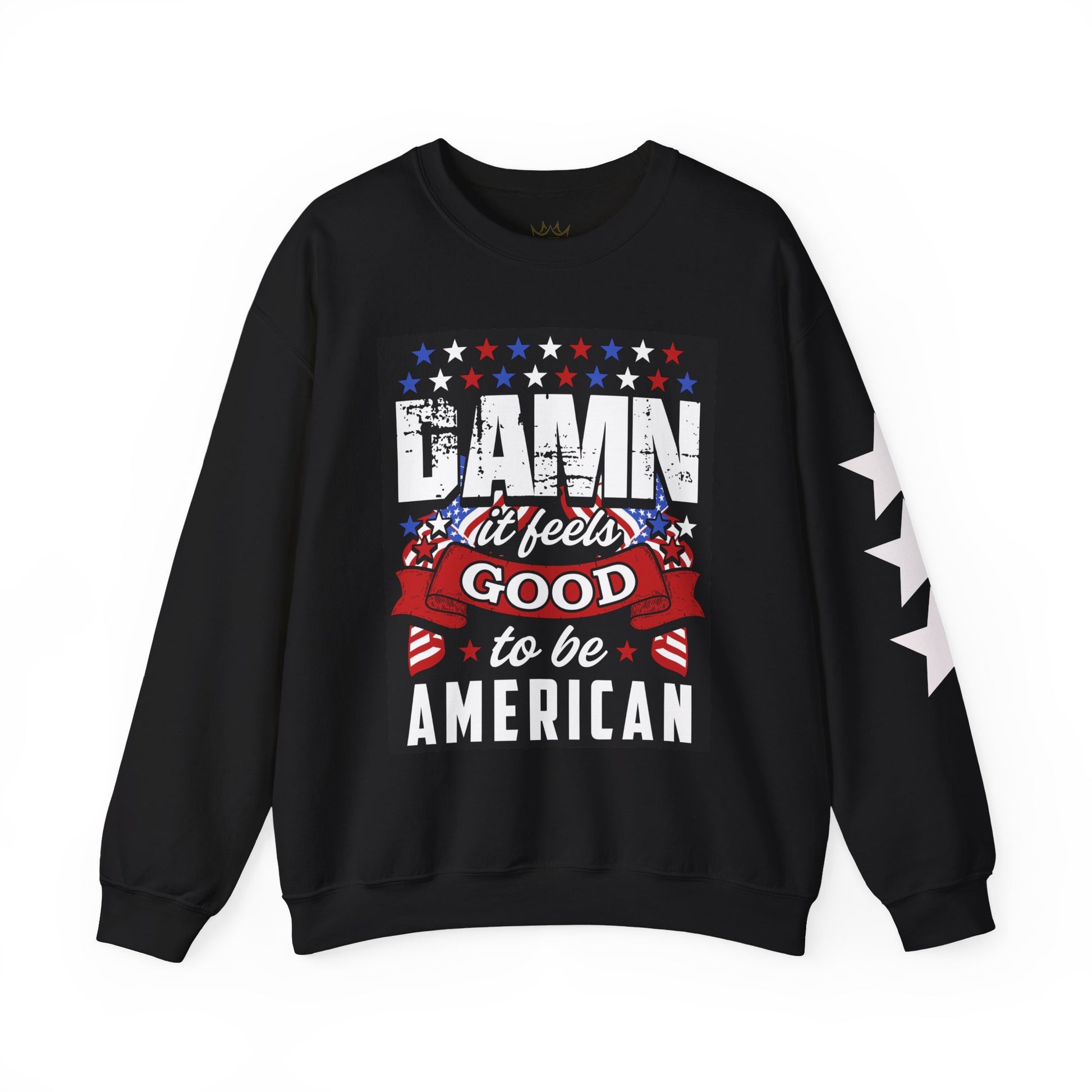 Damn It Feels Good to Be American Sweatshirt | , 4th of July Apparel, Casual Wear, Americana Fashion