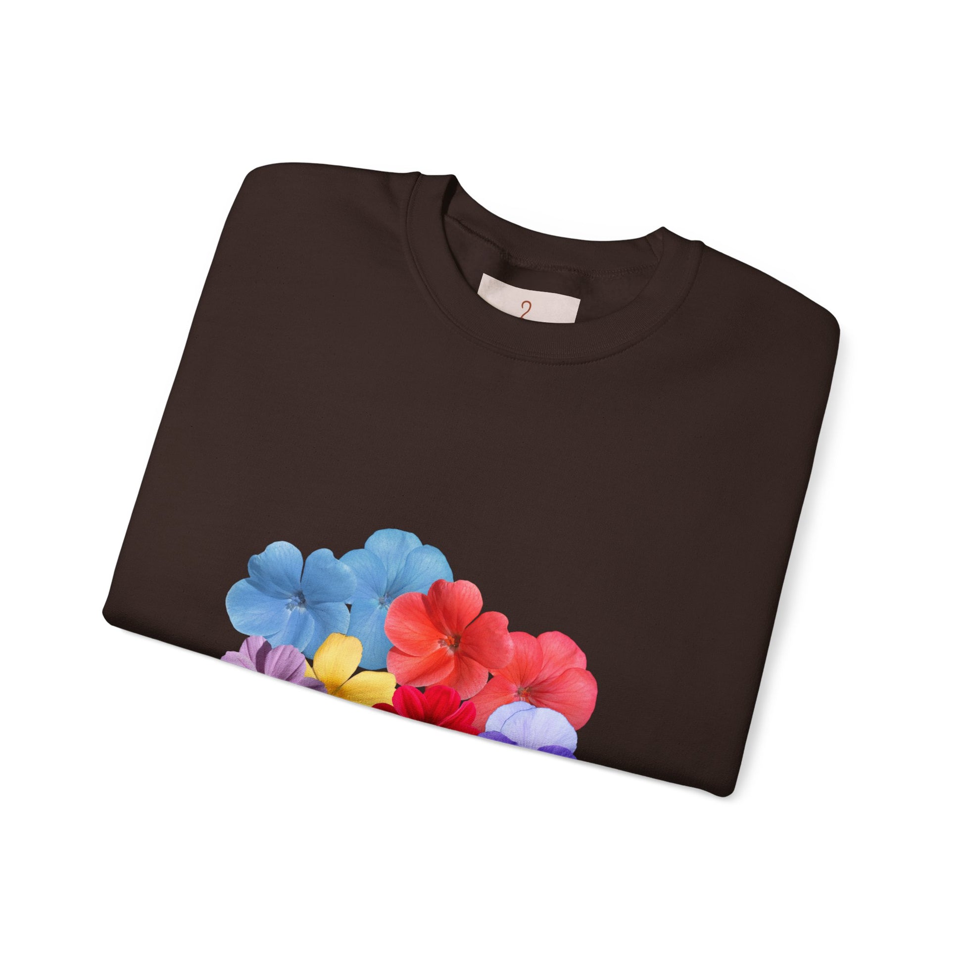 Floral Art Crewneck Sweatshirt - Cozy Unisex Pullover for Trendy Styles, Spring Fashion, Gift for Her, Casual Wear, Everyday Comfort