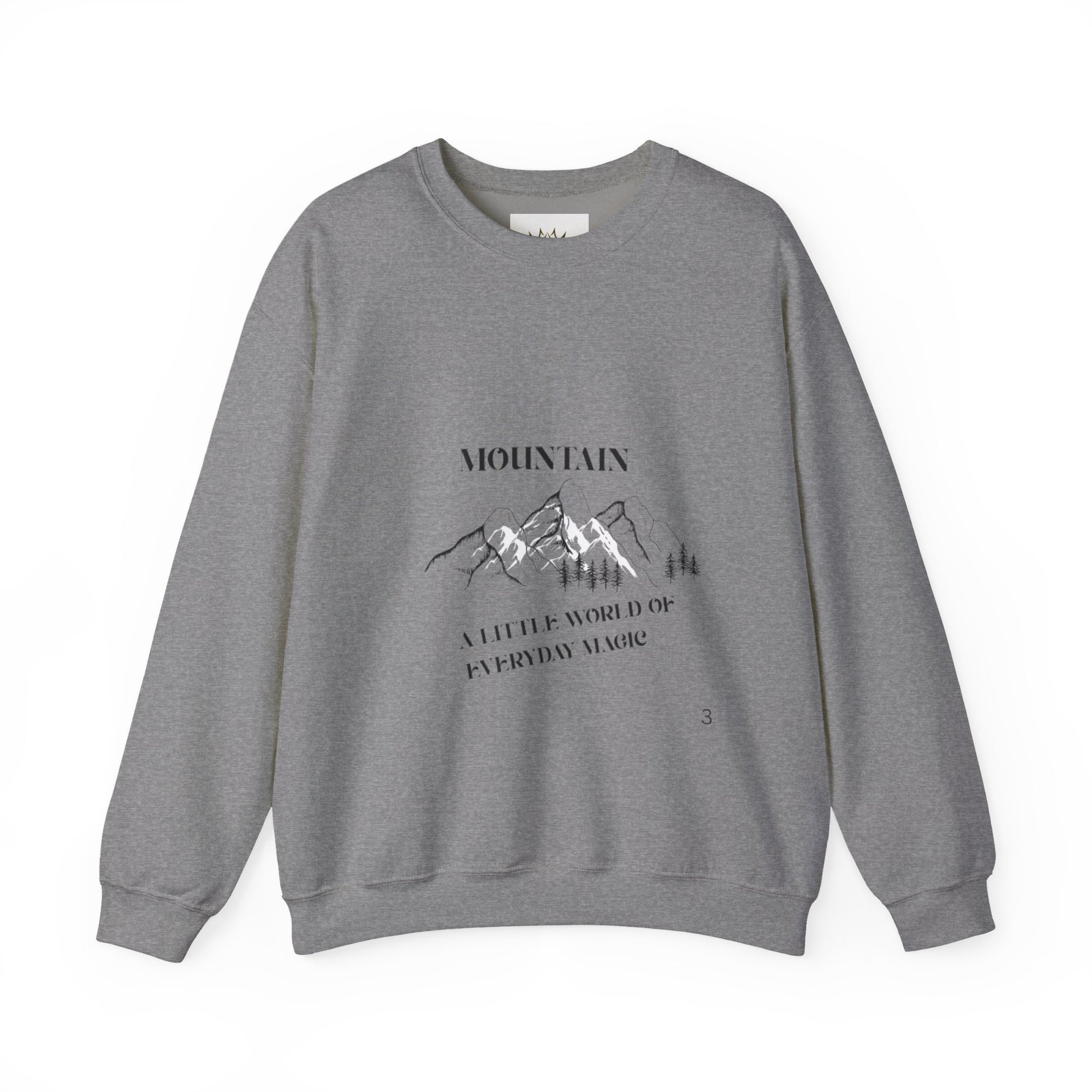 Mountain Vibes Crewneck Sweatshirt, Everyday Magic