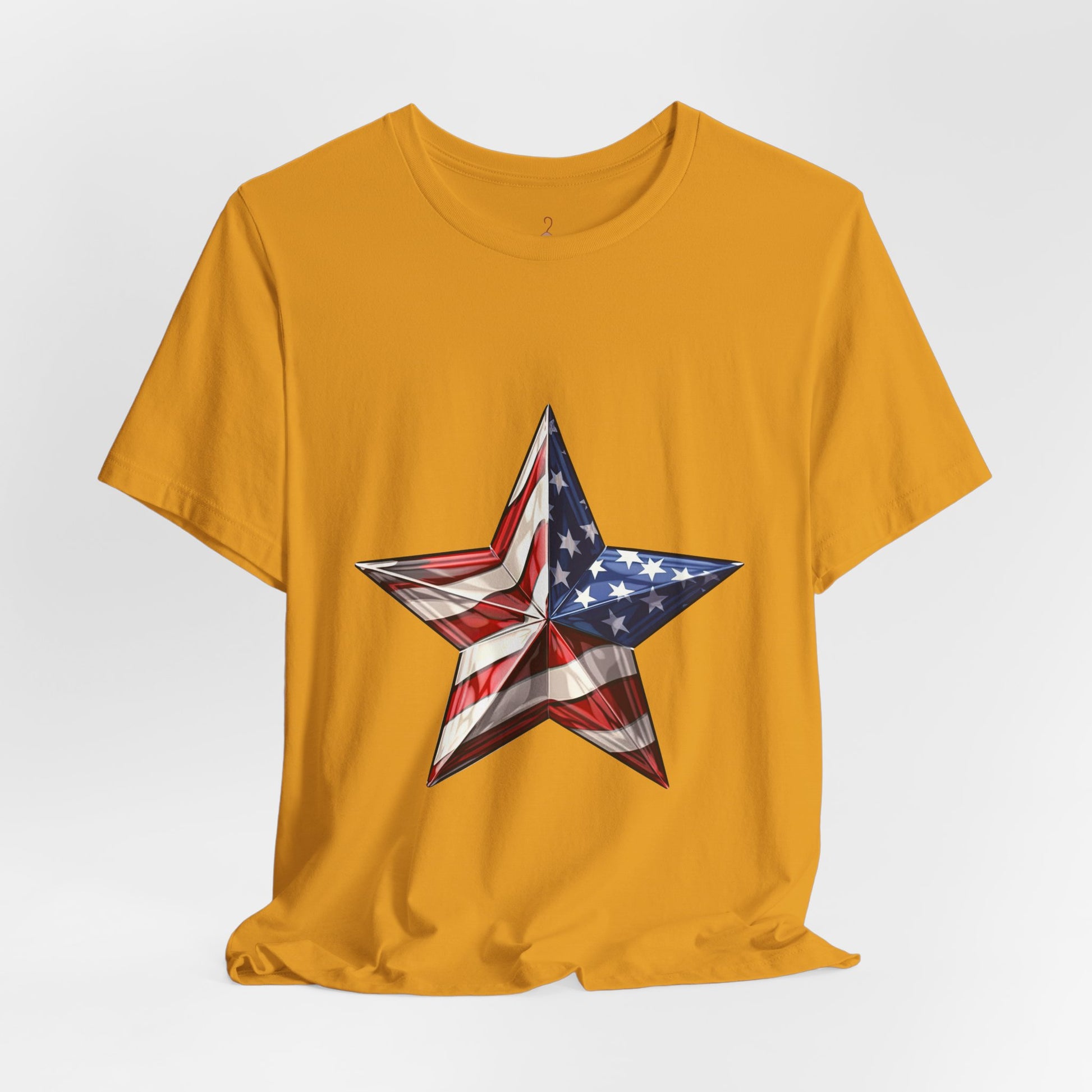 American Flag Star T-Shirt — Patriotic USA Graphic Tee