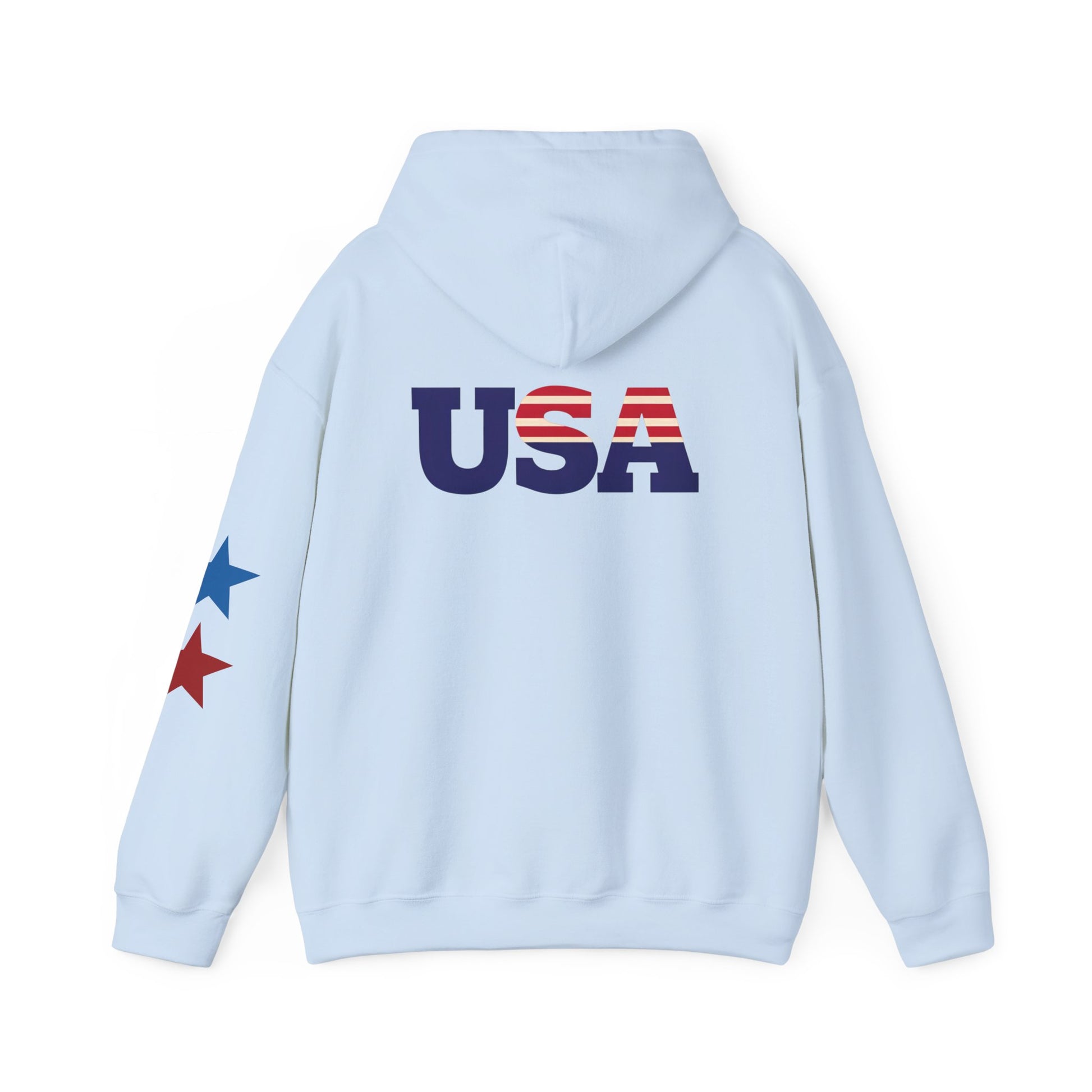 USA Flag Hoodie - Unisex Heavy Blend™ Sweatshirt