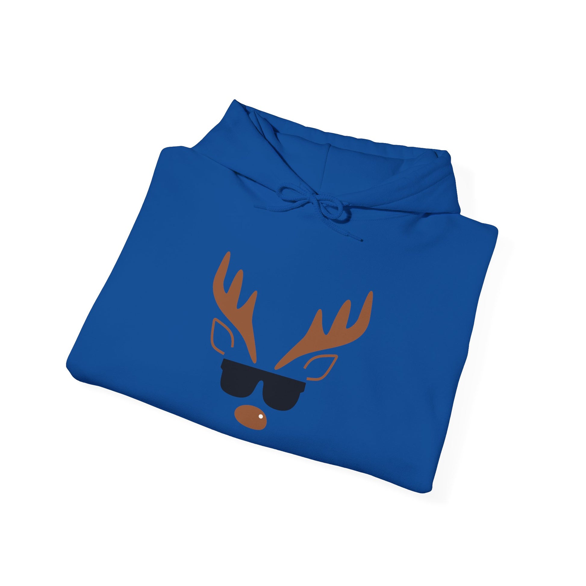 Cool Reindeer Sunglasses Hoodie