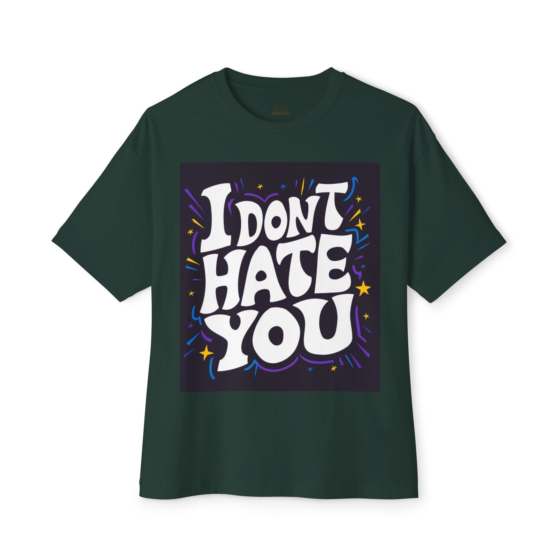 Unisex Oversized Graphic Tee, I Don’t Hate You Shirt