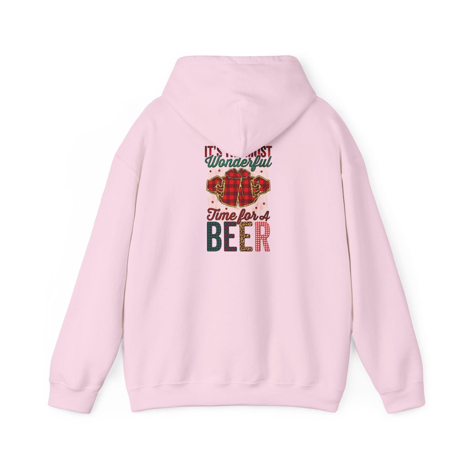 Holiday Inspirational Hoodie: 'Be Good, It's Time for Beer'