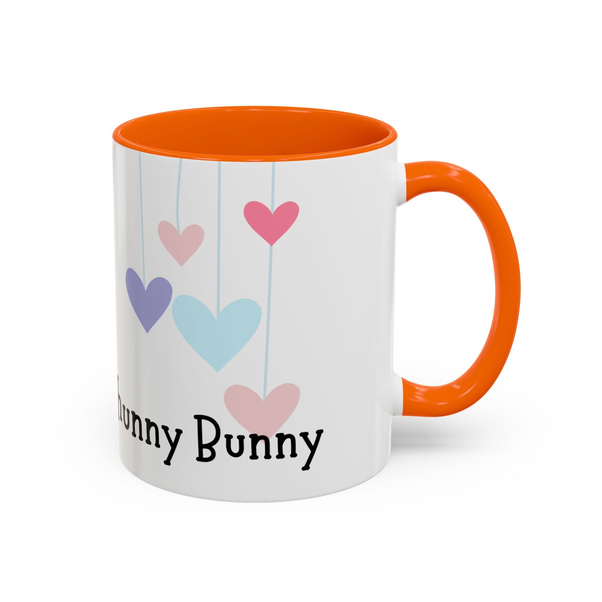 Cute Heart Hanging Accent Coffee Mug for Bunny Lovers