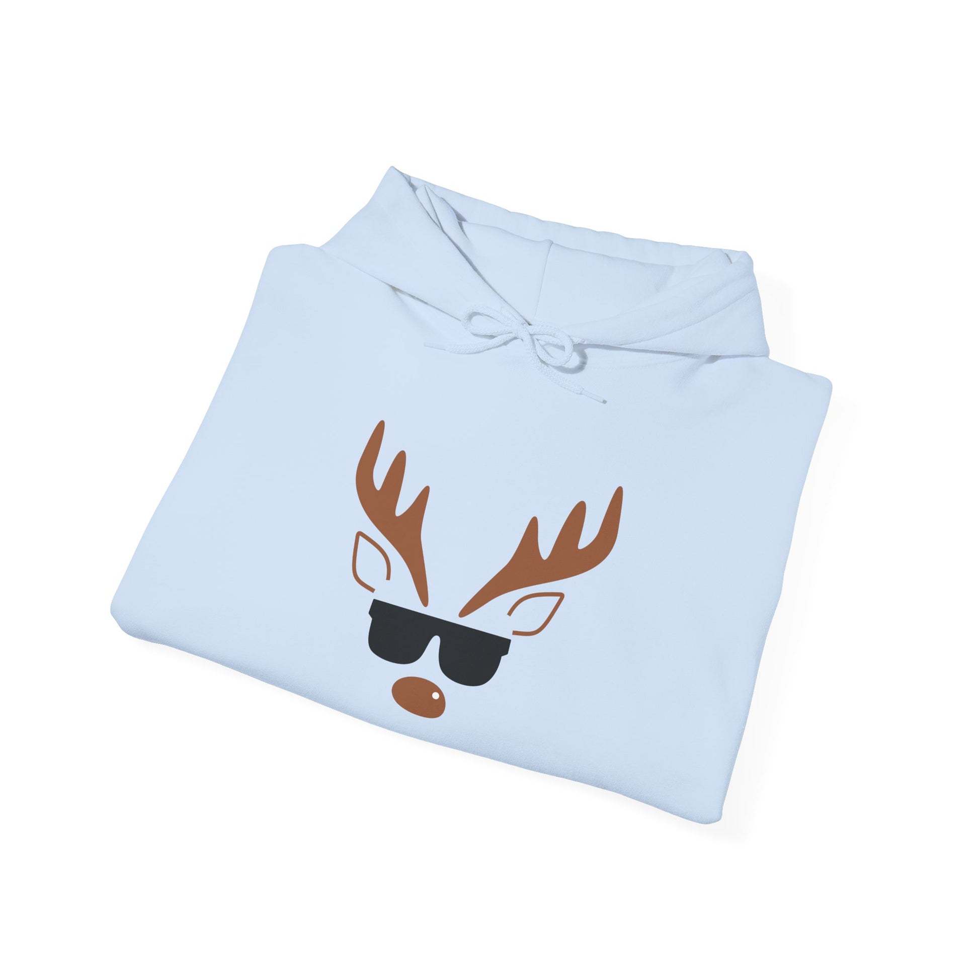 Cool Reindeer Sunglasses Hoodie