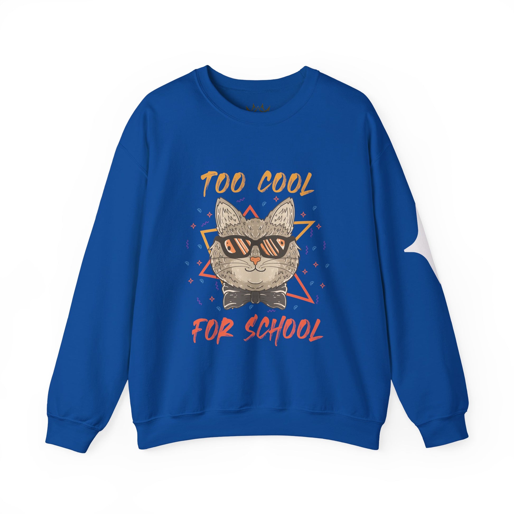 Cool Cat Crewneck Sweatshirt | Funny Cat Apparel