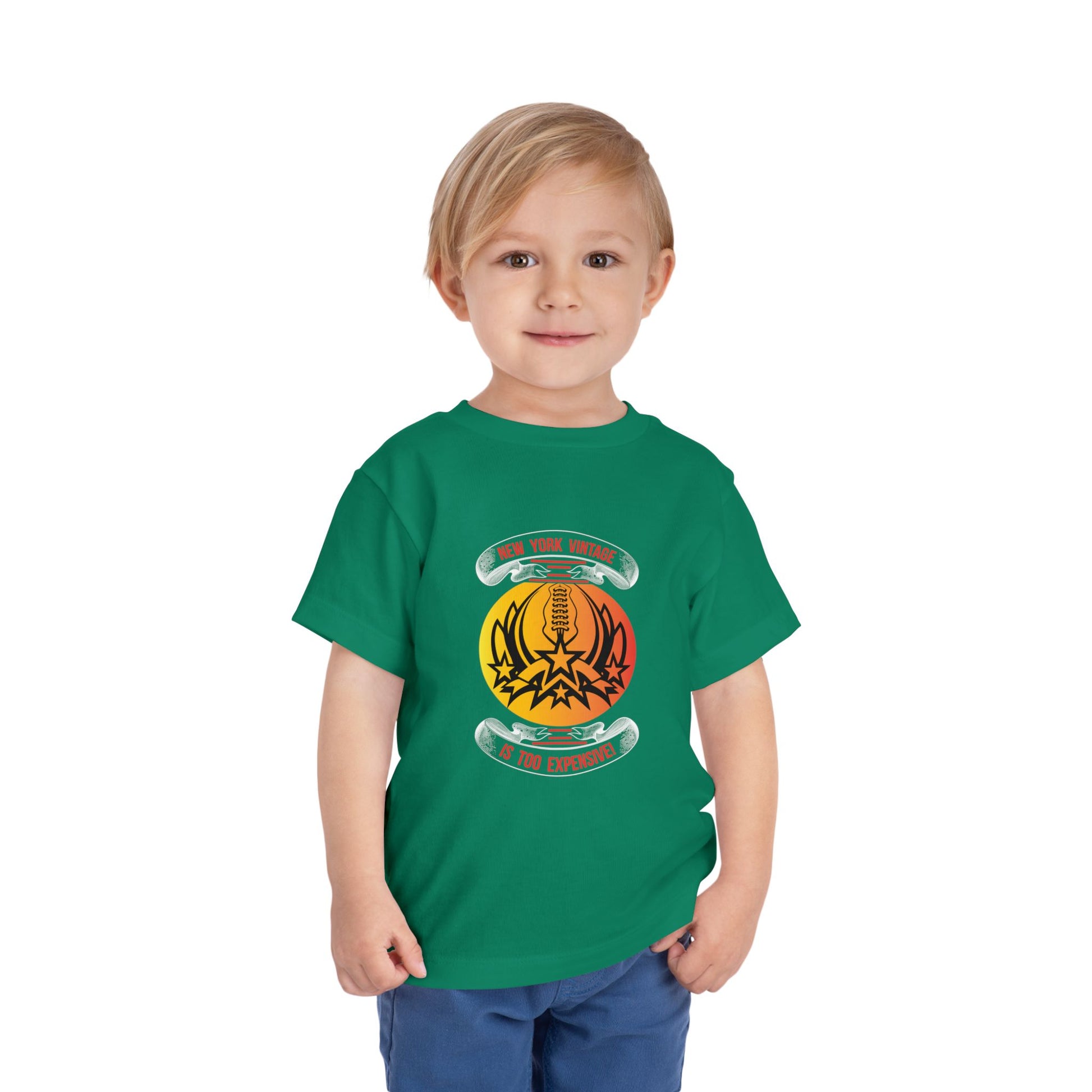 Toddler Tee — "New York Vintage" Retro Microphone Graphic