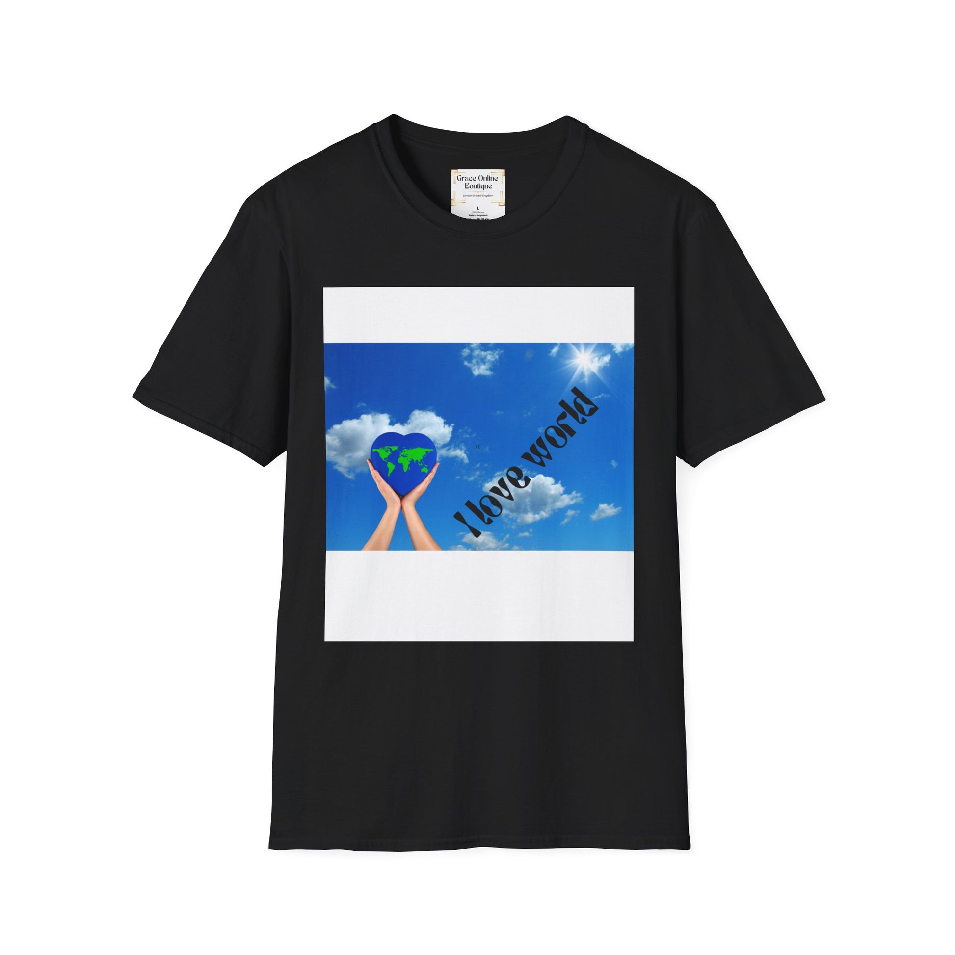 Earth Love T-Shirt, Unisex Tee, Softstyle Shirt