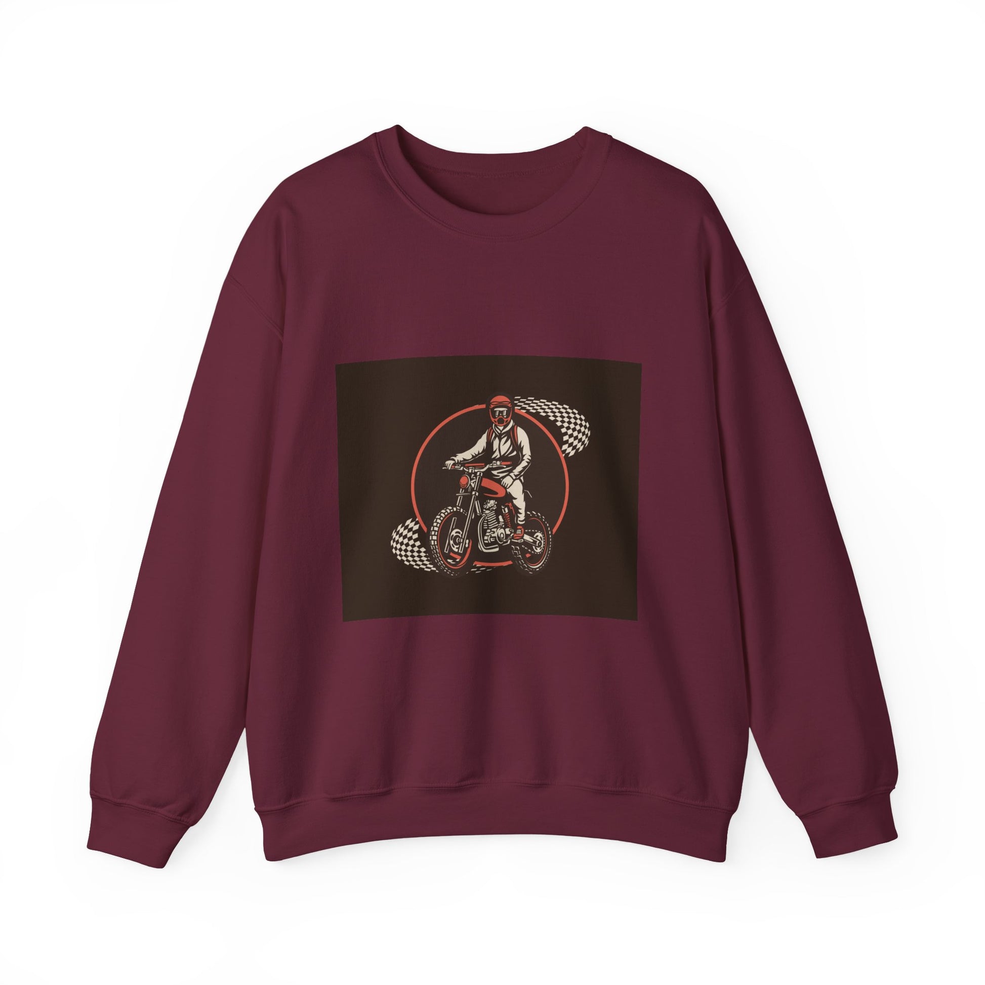 Motorcycle Rider Crewneck Sweatshirt – Unisex Heavy Blend™