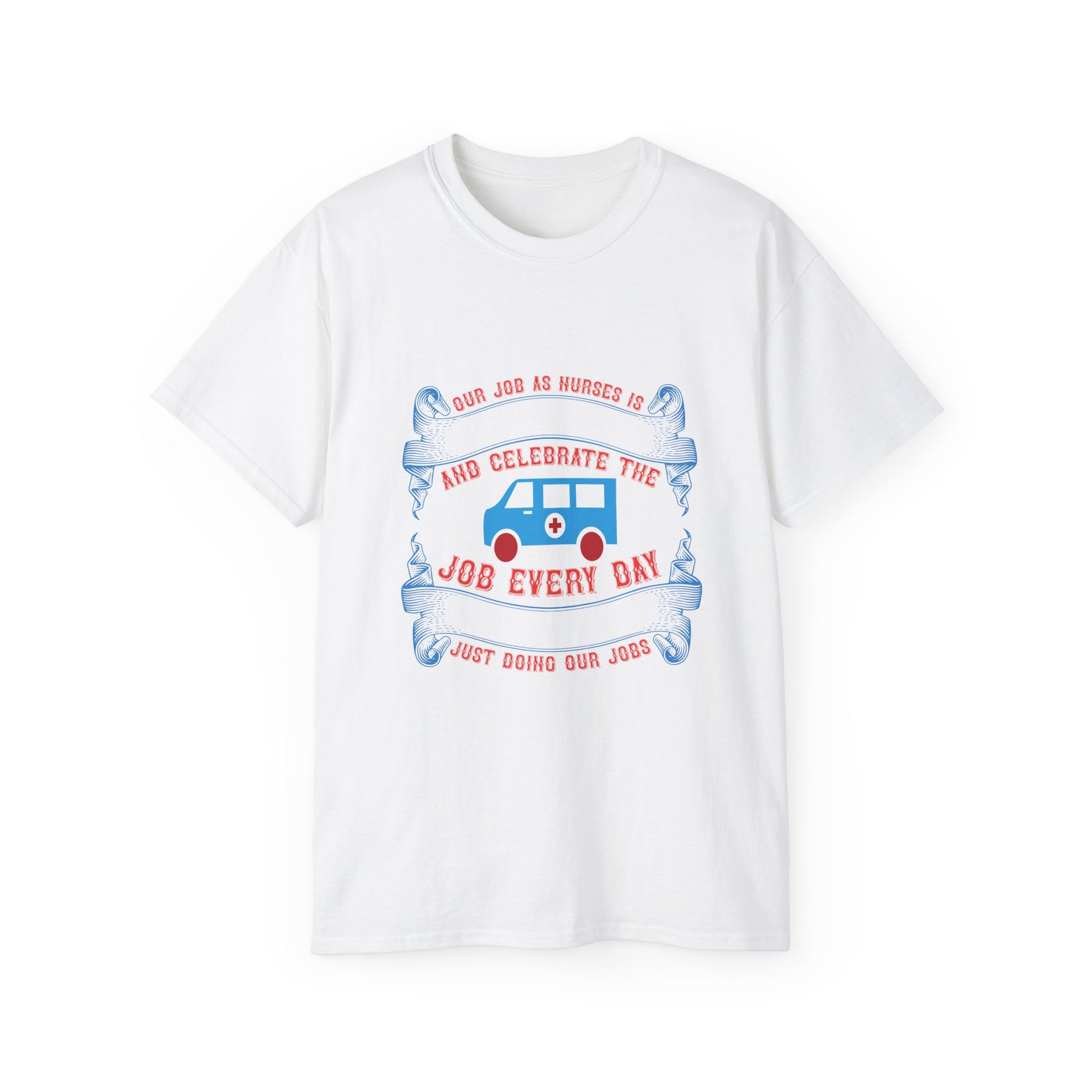 Job Every Day Tee — Commuter Van Graphic Work Shirt