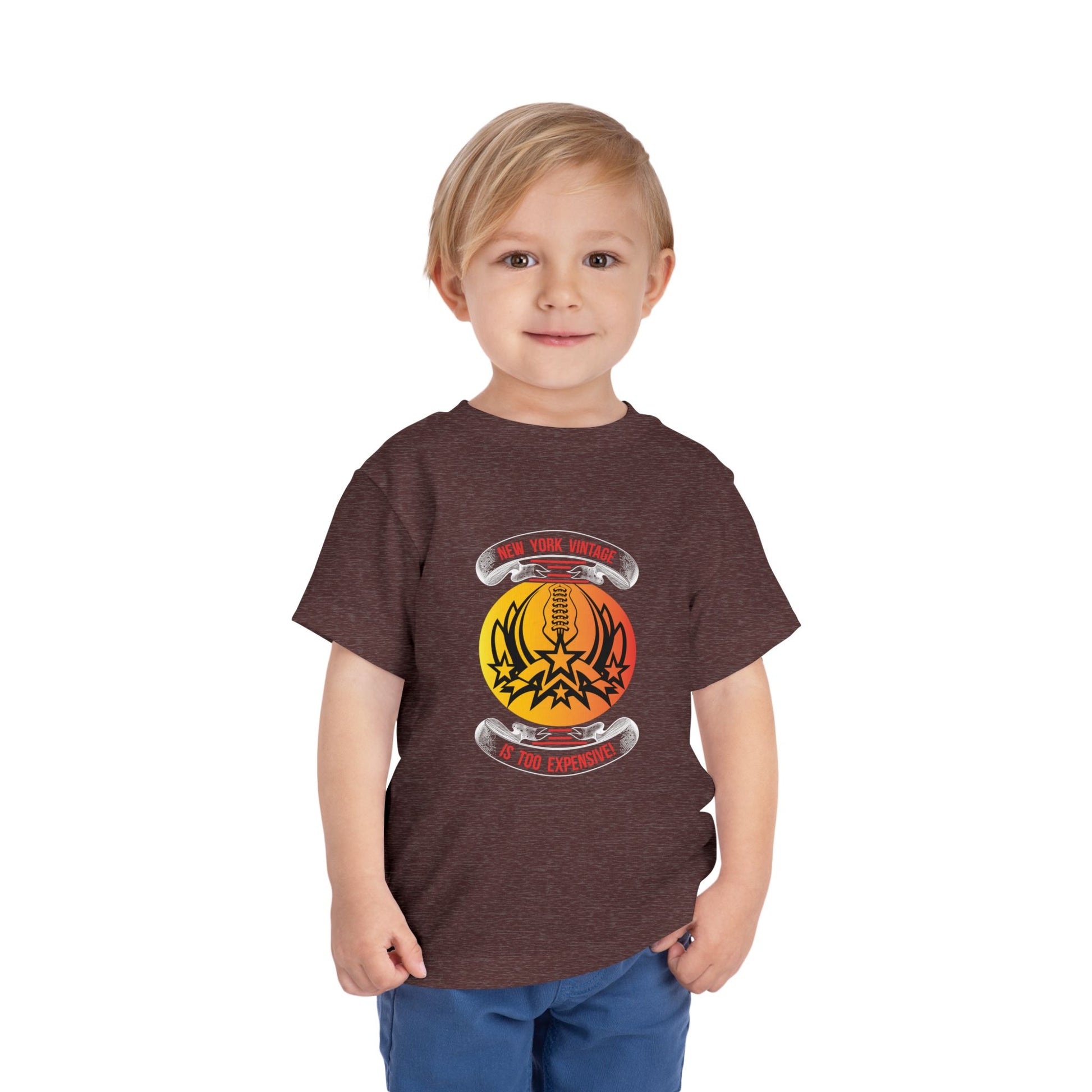 Toddler Tee — "New York Vintage" Retro Microphone Graphic