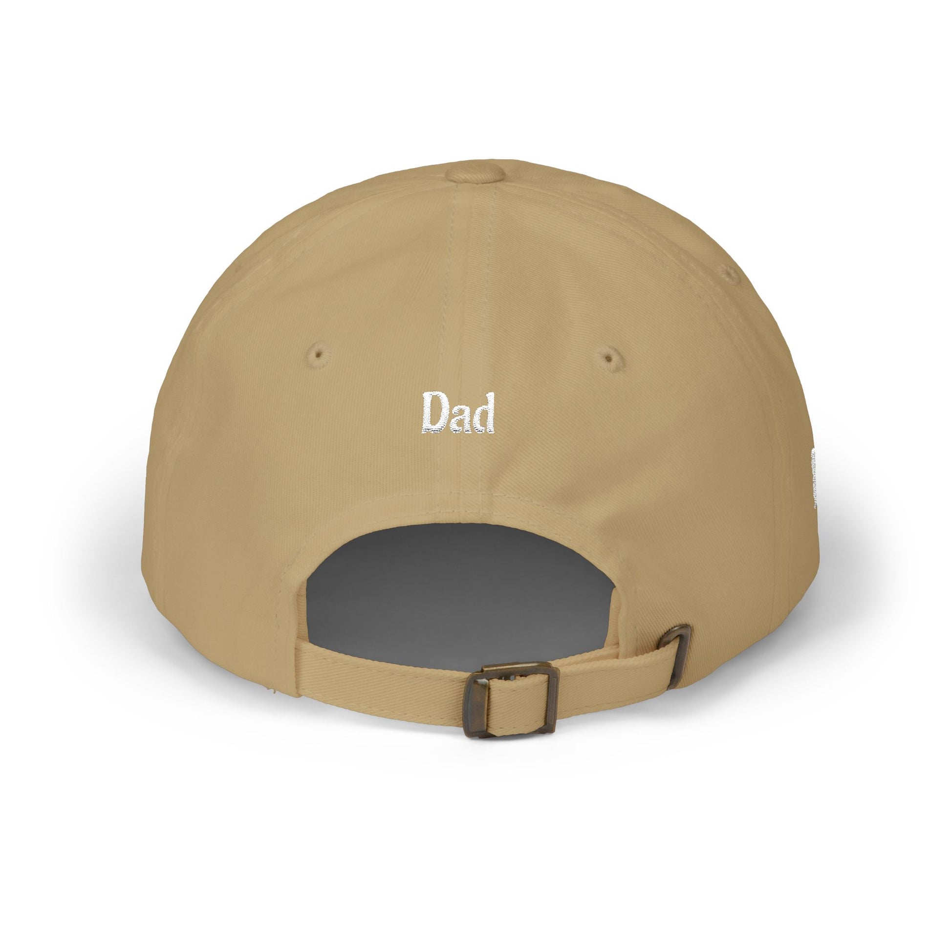 Daddy Embroidered Dad Cap — Classic Beige Baseball Hat for Fathers, Father’s Day Gift