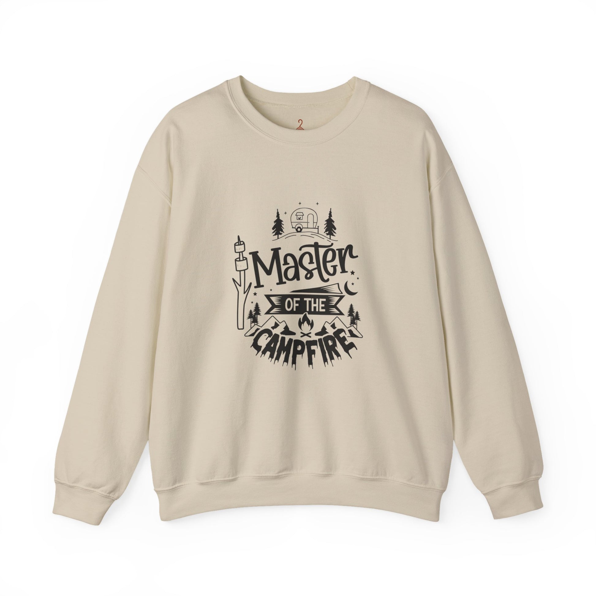 Camp Site Crewneck Sweatshirt — Outdoor Camping Graphic