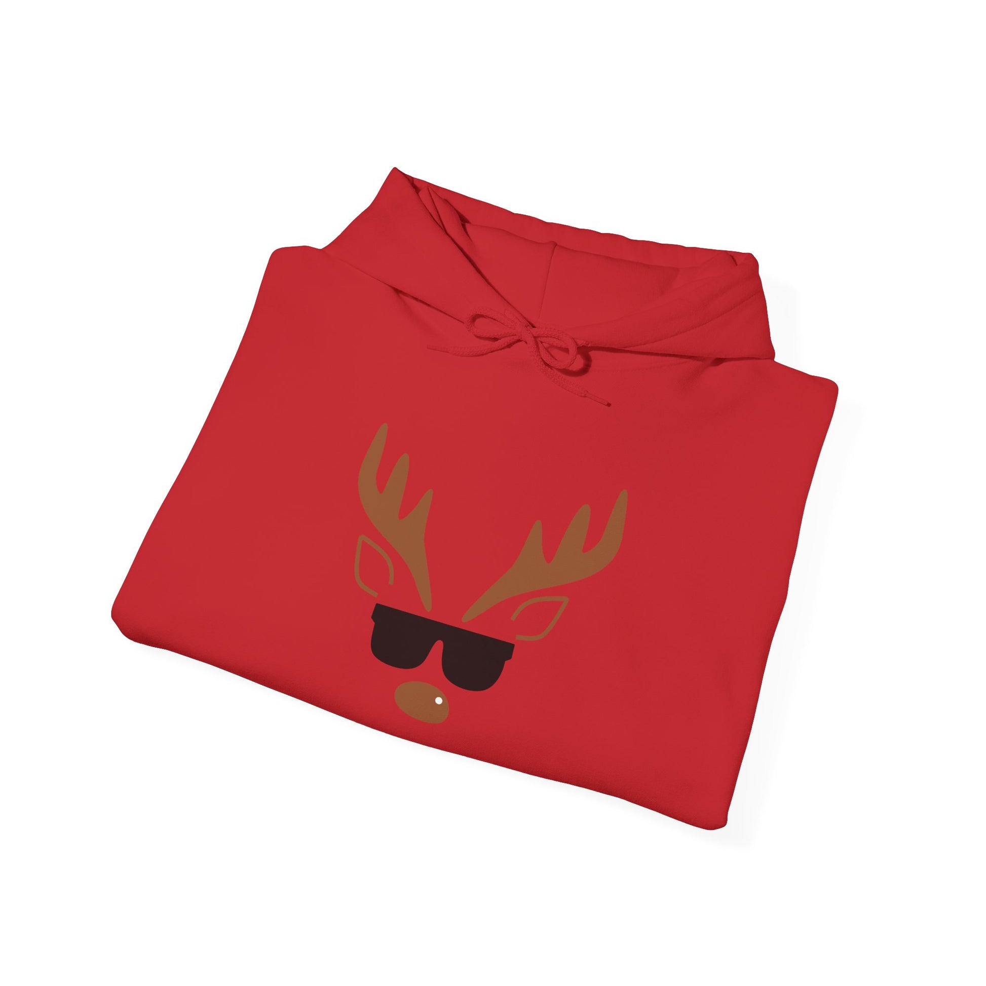 Cool Reindeer Sunglasses Hoodie