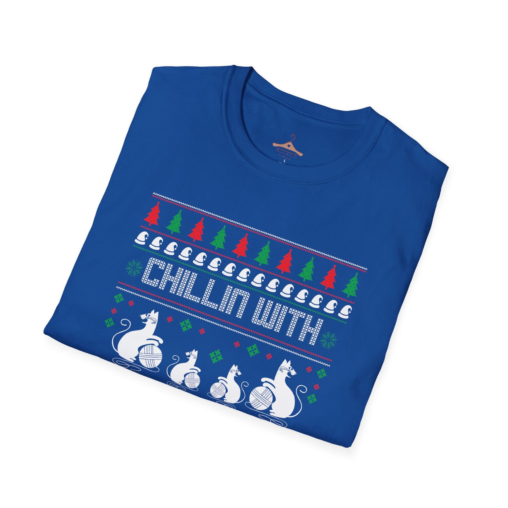 Chillin' With My Snowmies T-Shirt — Funny Christmas Ugly Sweater Ski Snowman Tee