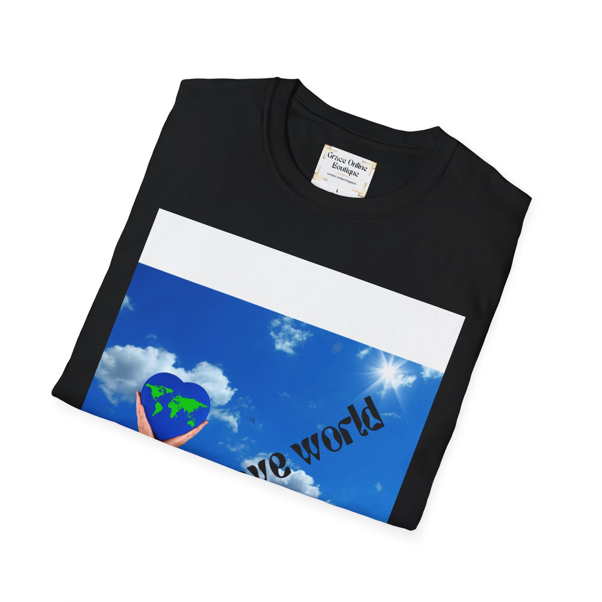 Earth Love T-Shirt, Unisex Tee, Softstyle Shirt