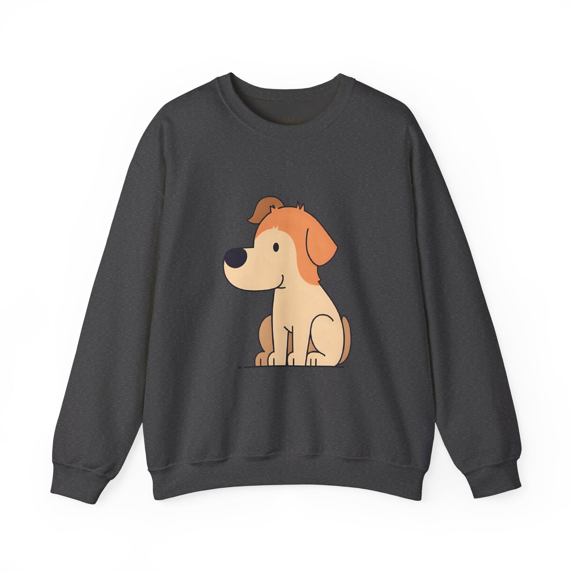 Cute Dog Graphic Crewneck Sweatshirt, Cozy Sweatshirt, Dog Lover Gift