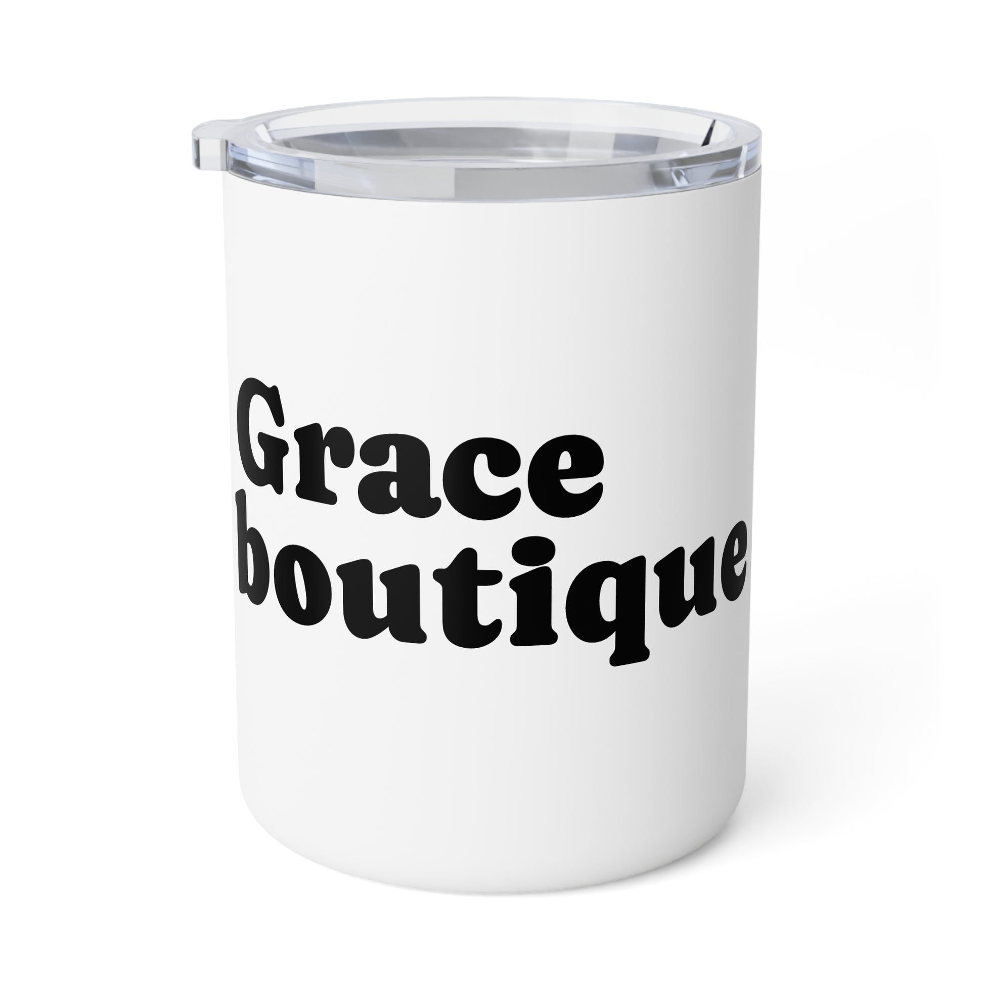 Insulated Coffee Mug with 'Grace Boutique' Design