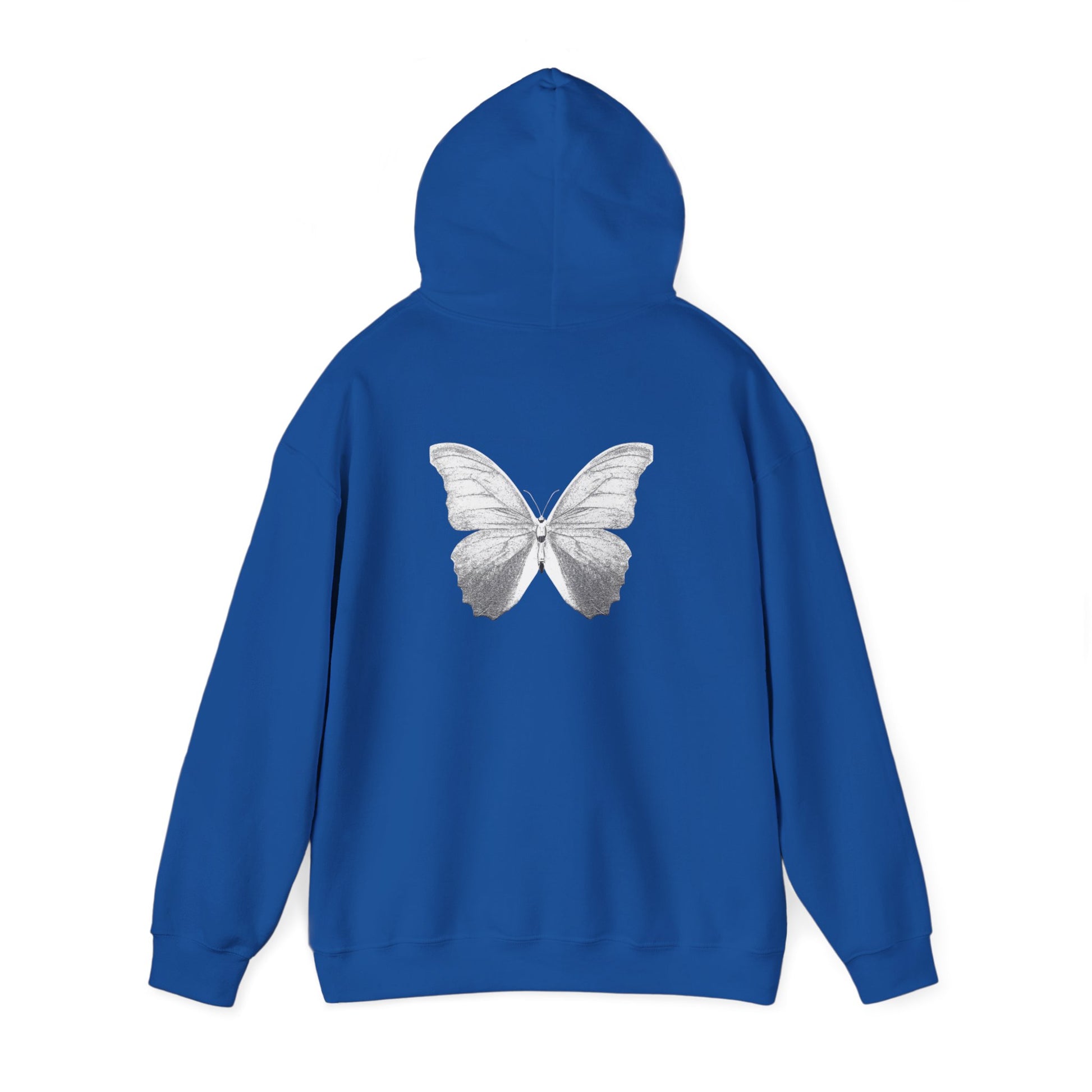 Butterfly Graphic Hoodie - Cozy Unisex Heavy Blend Sweatshirt for Nature Lovers