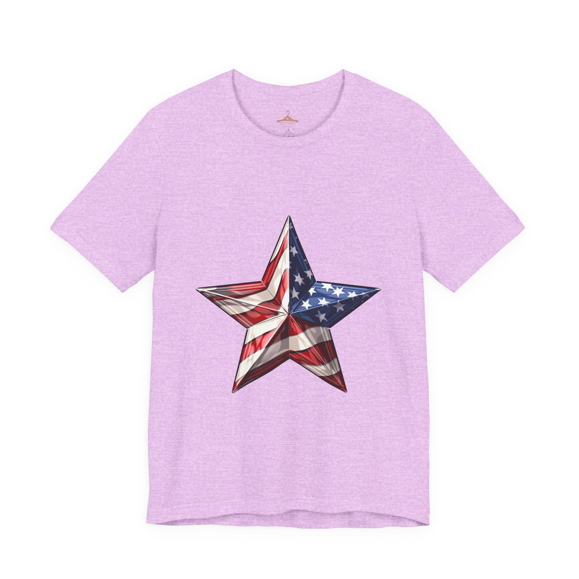 American Flag Star T-Shirt — Patriotic USA Graphic Tee
