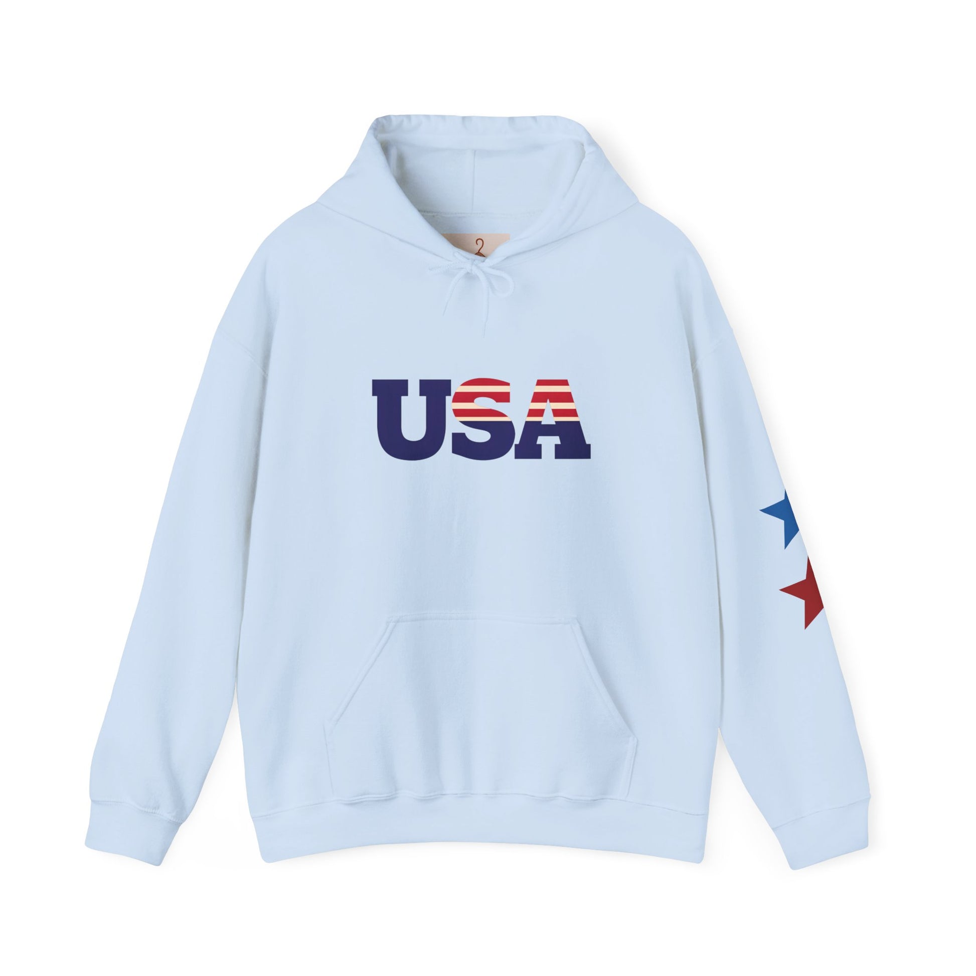 USA Flag Hoodie - Unisex Heavy Blend™ Sweatshirt