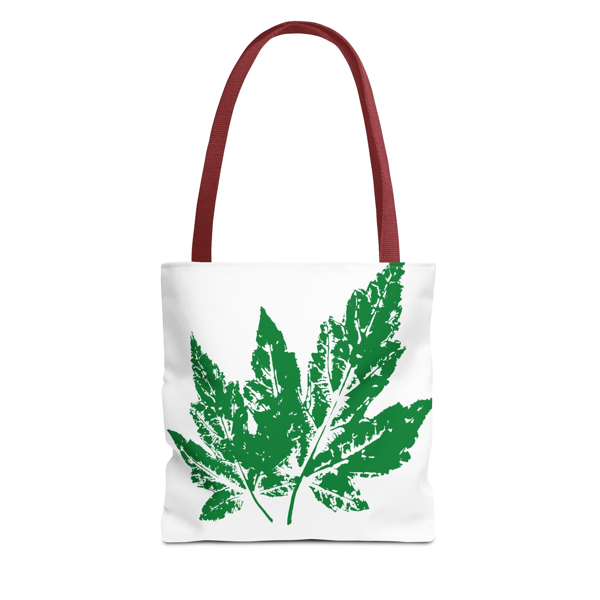 Stylish Leaf Print Tote Bag, Eco-Friendly Diaper Bag