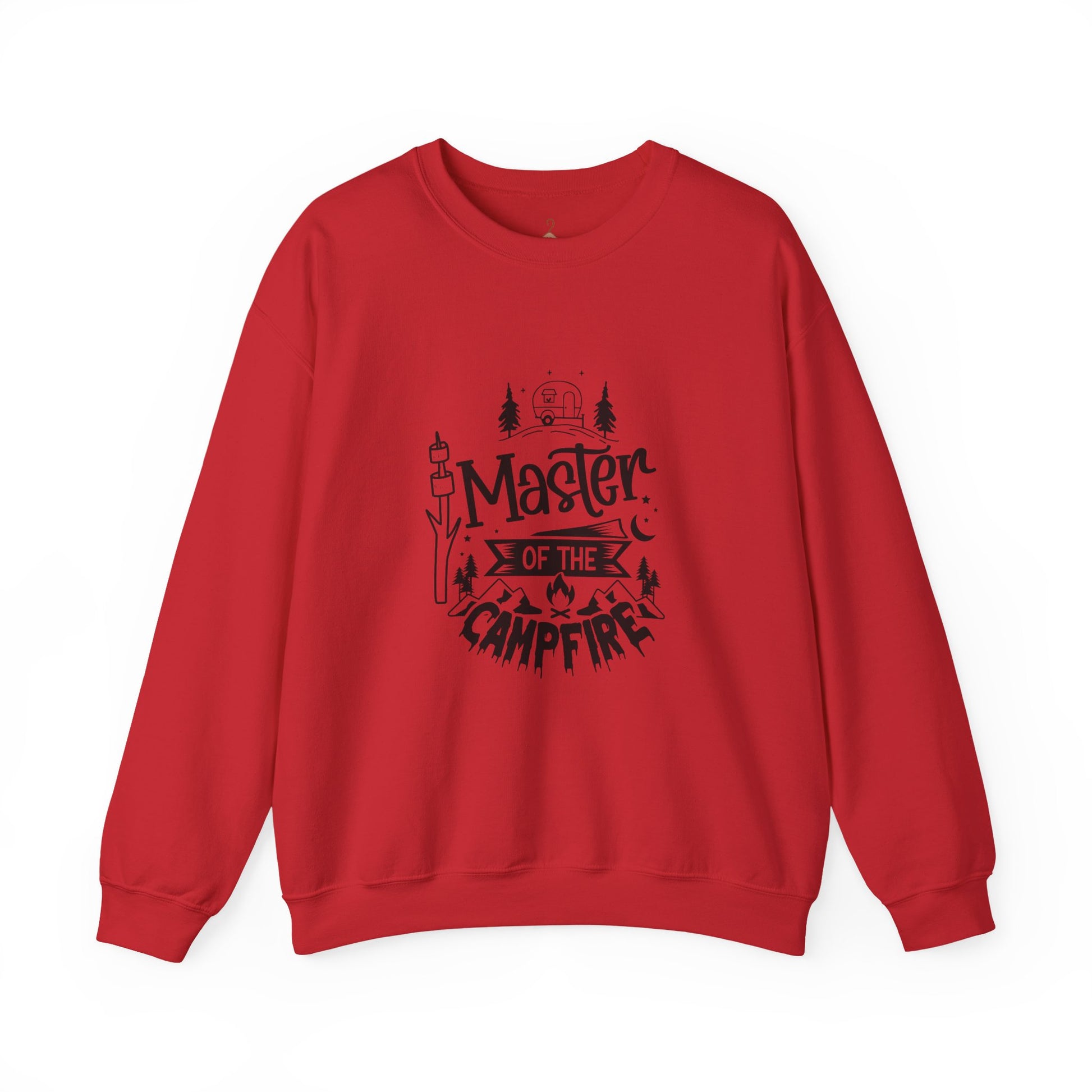 Camp Site Crewneck Sweatshirt — Outdoor Camping Graphic