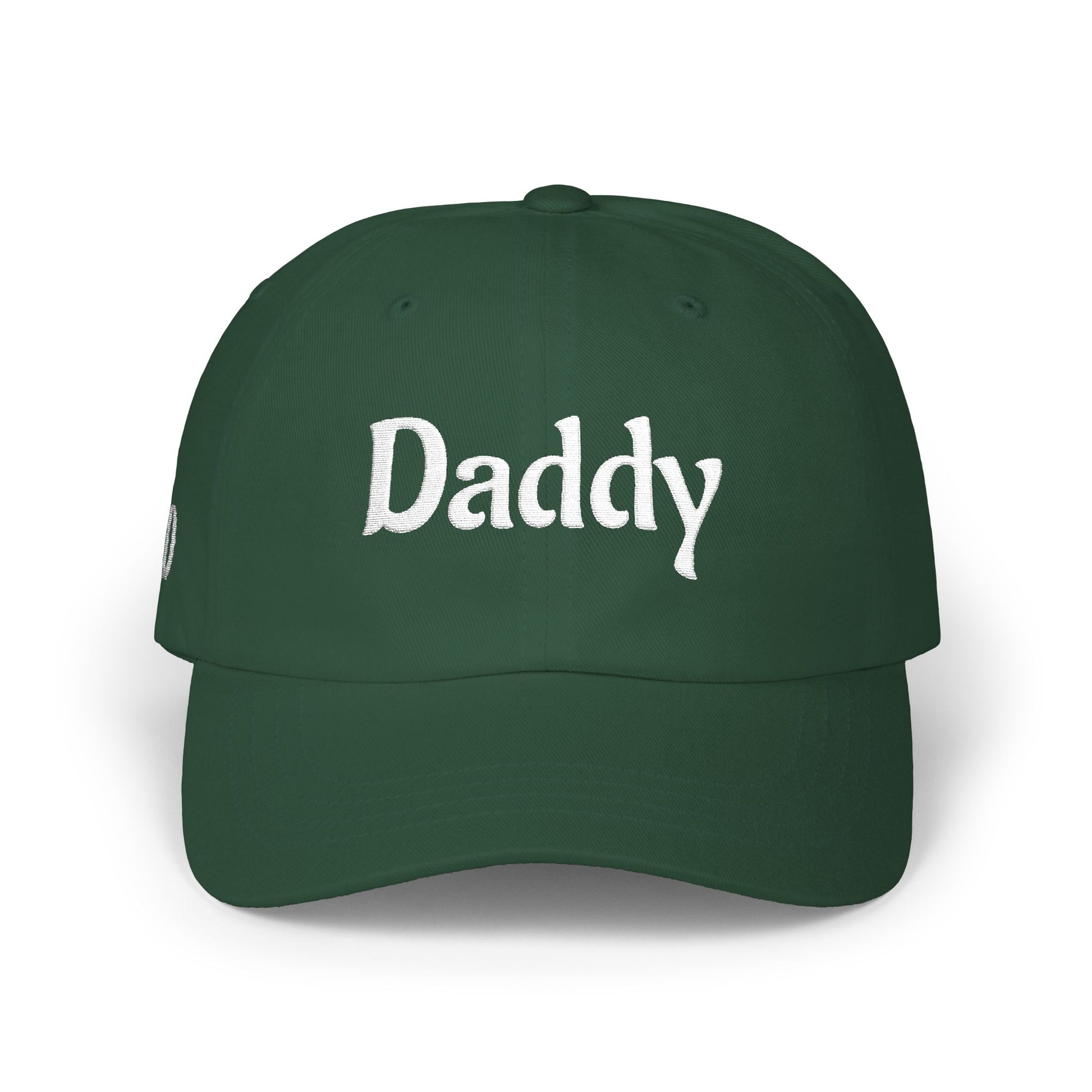 Daddy Embroidered Dad Cap — Classic Beige Baseball Hat for Fathers, Father’s Day Gift