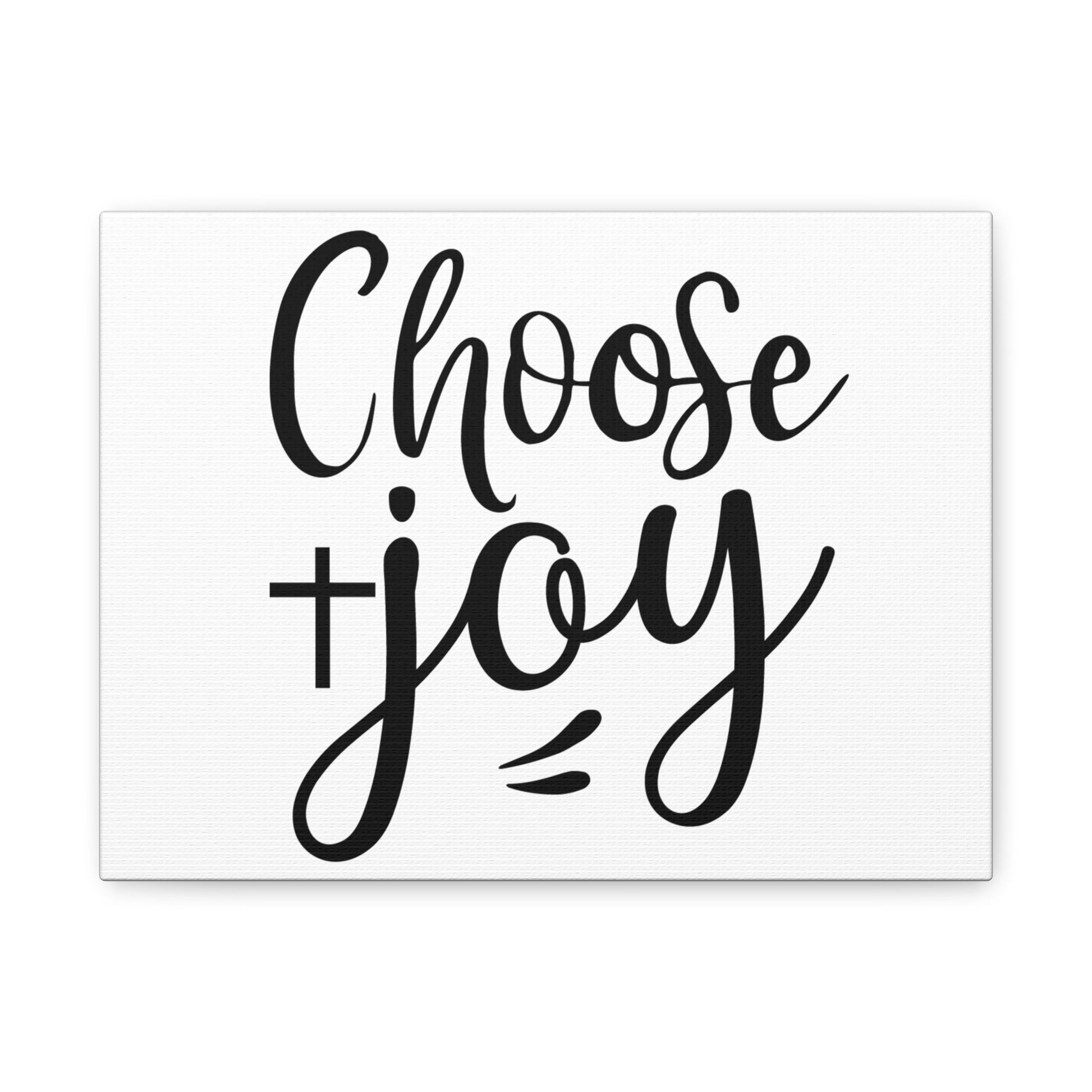 Inspirational Wall Art Canvas, Choose Joy Decor, Uplifting Home Decor