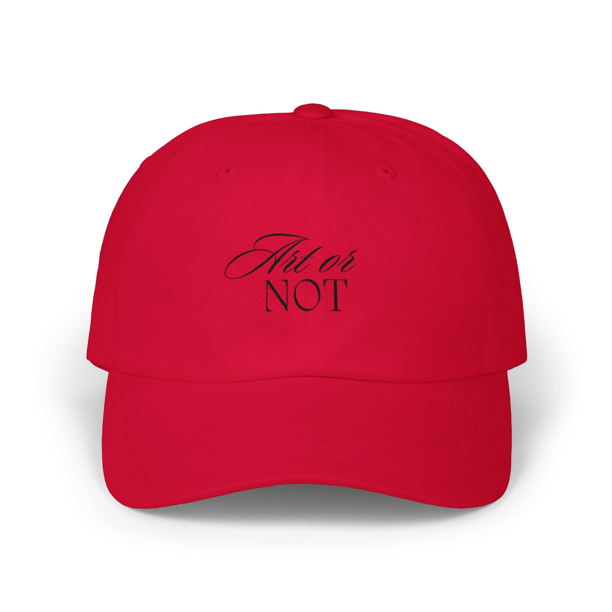 Classic Dad Cap – 'Hot or Not' Embroidered Baseball Hat