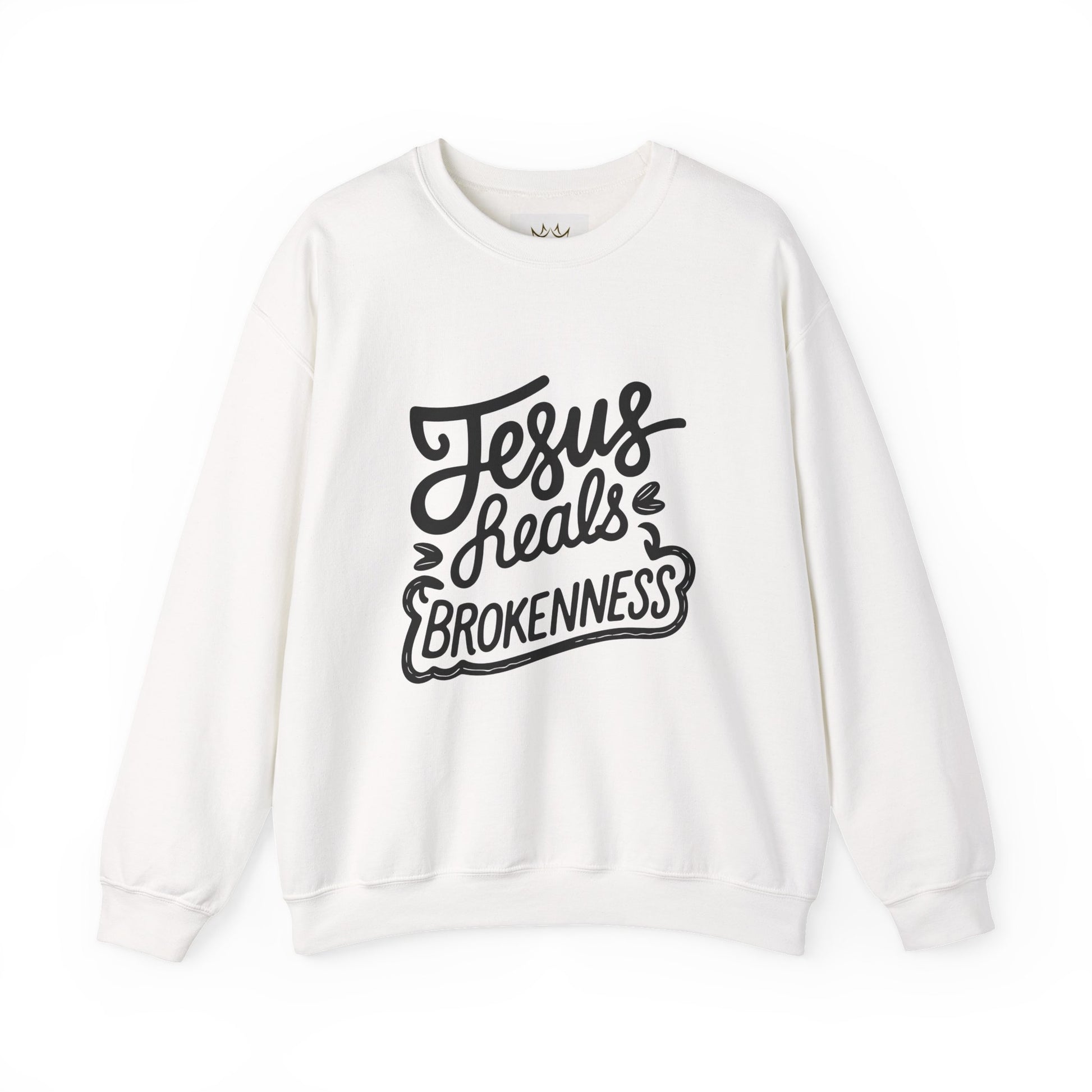 Christian Inspirational Crewneck Sweatshirt - Unisex Religious Gift for Faith, Jesus