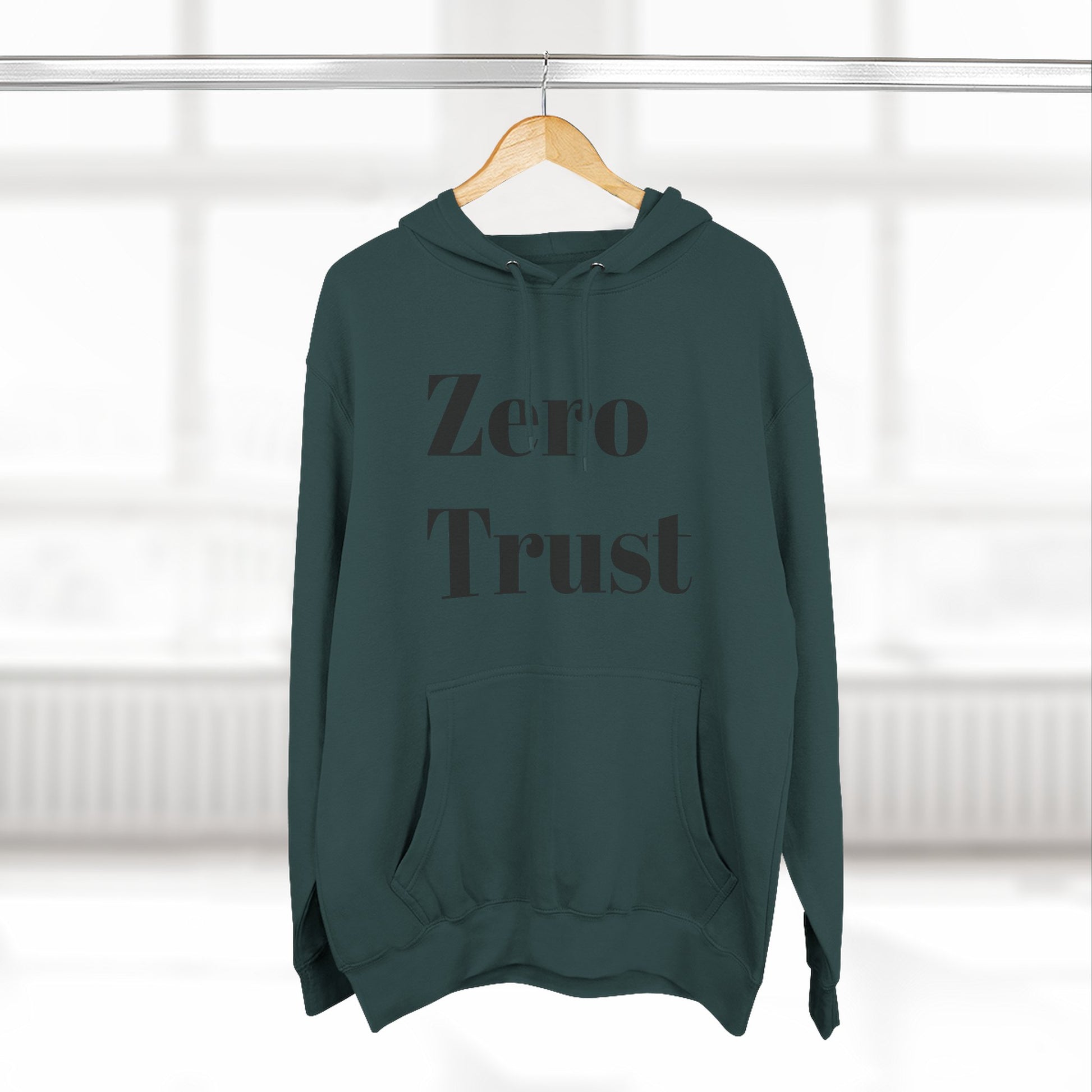 Urban Minimalist Fleece Hoodie - Zero Trust