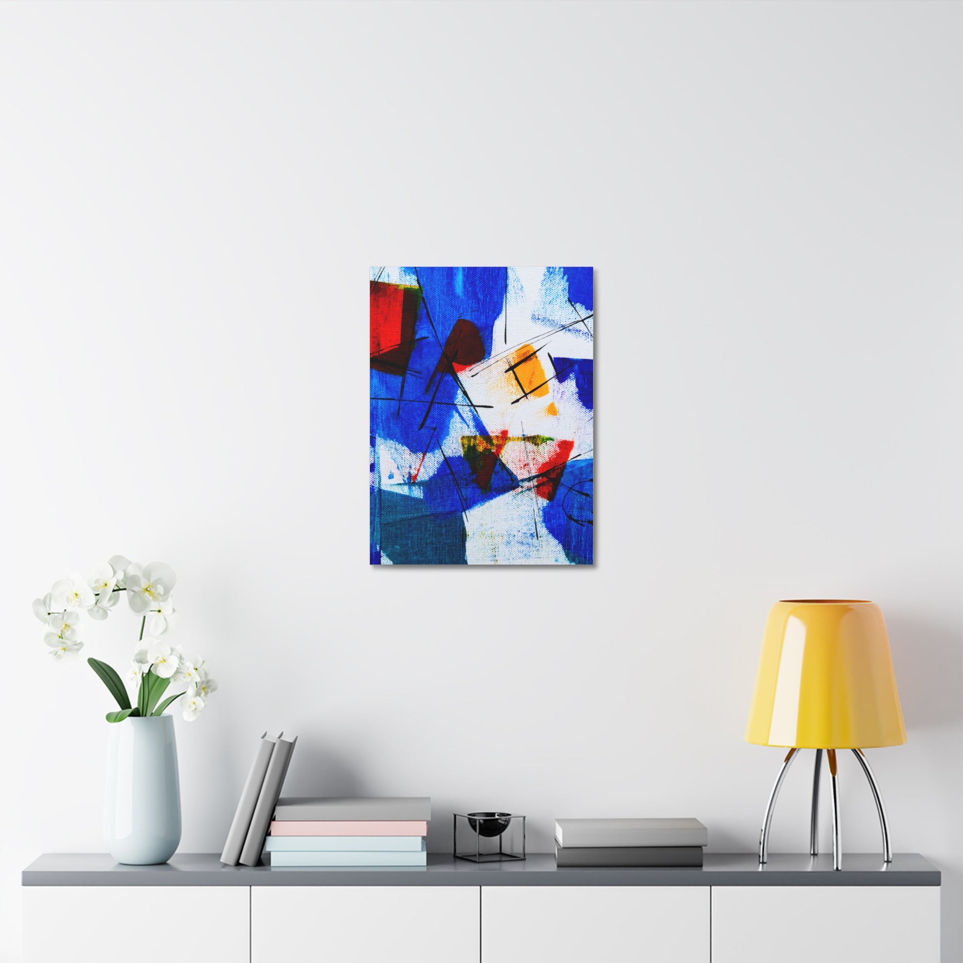 Vibrant Abstract Stretched Canvas Art