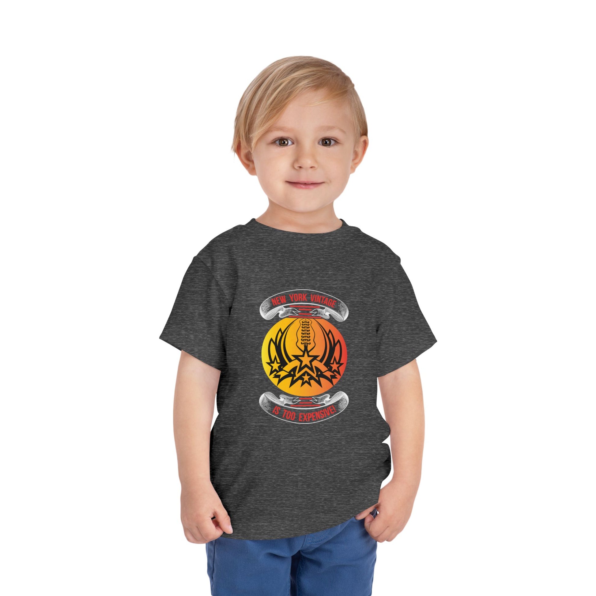 Toddler Tee — "New York Vintage" Retro Microphone Graphic