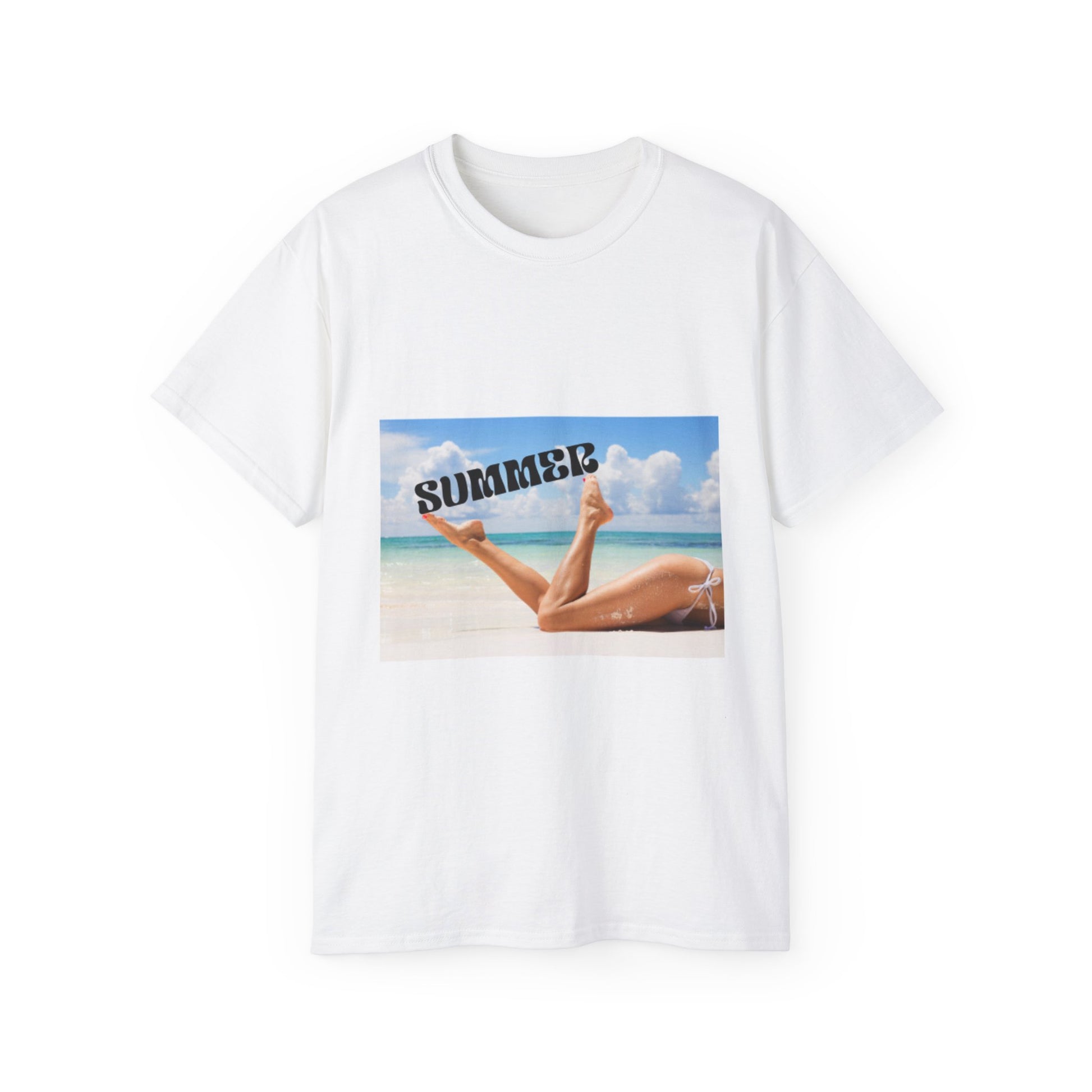 Summer Vibes Unisex Cotton Tee, Beach Shirt, Vacation Apparel, Casual Outfit, Gift for Summer Lovers