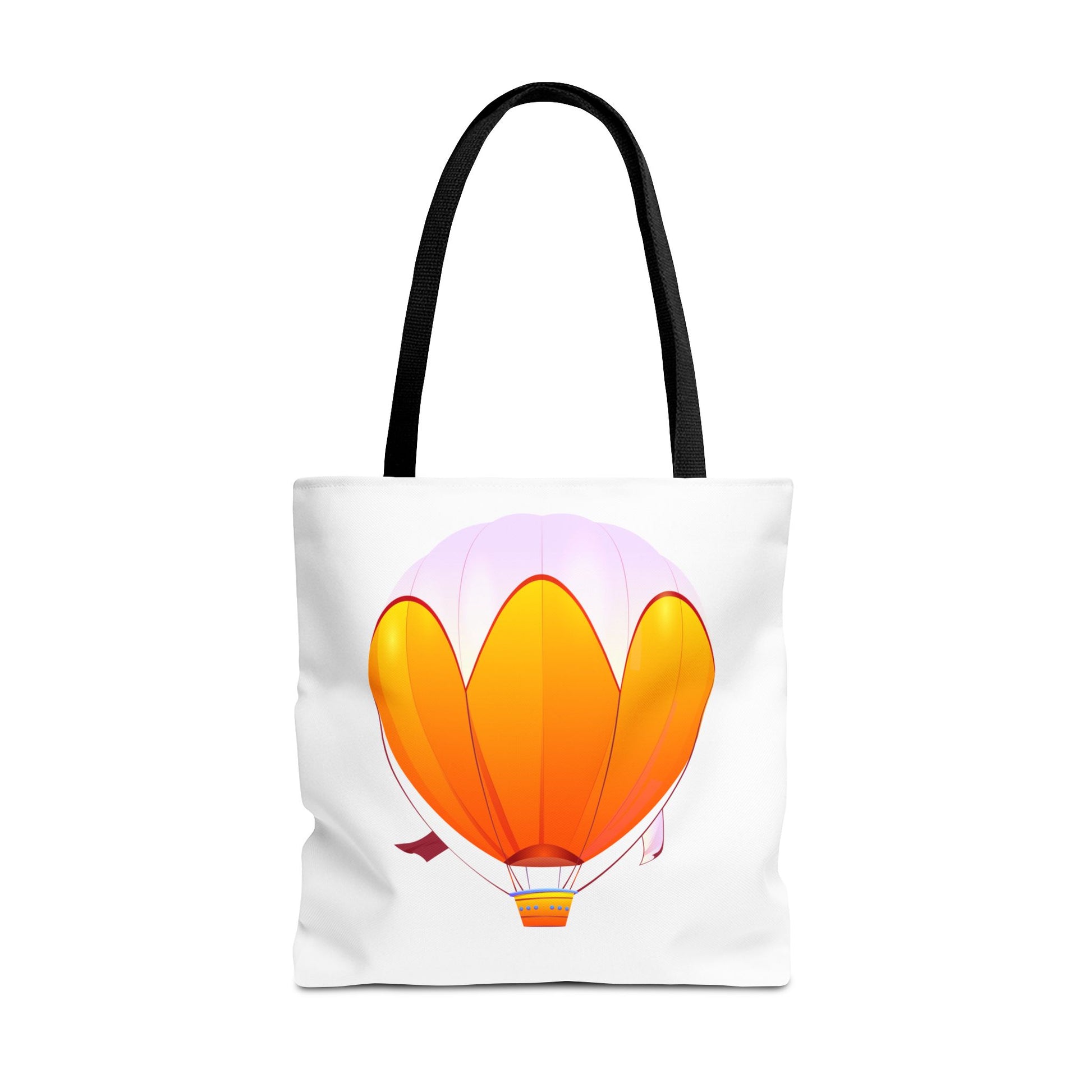 Colorful Hot Air Balloon Tote Bag | Eco-Friendly Shopping, Beach, Travel, Gift for Adventurers, Unique Summer Accessories