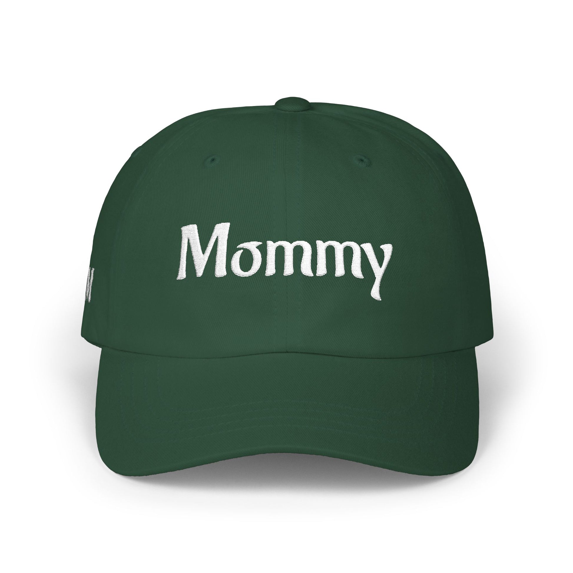 Mommy Embroidered Dad Cap — Casual Mom Baseball Hat, 'Mom' Back Detail, Mother's Day Gift