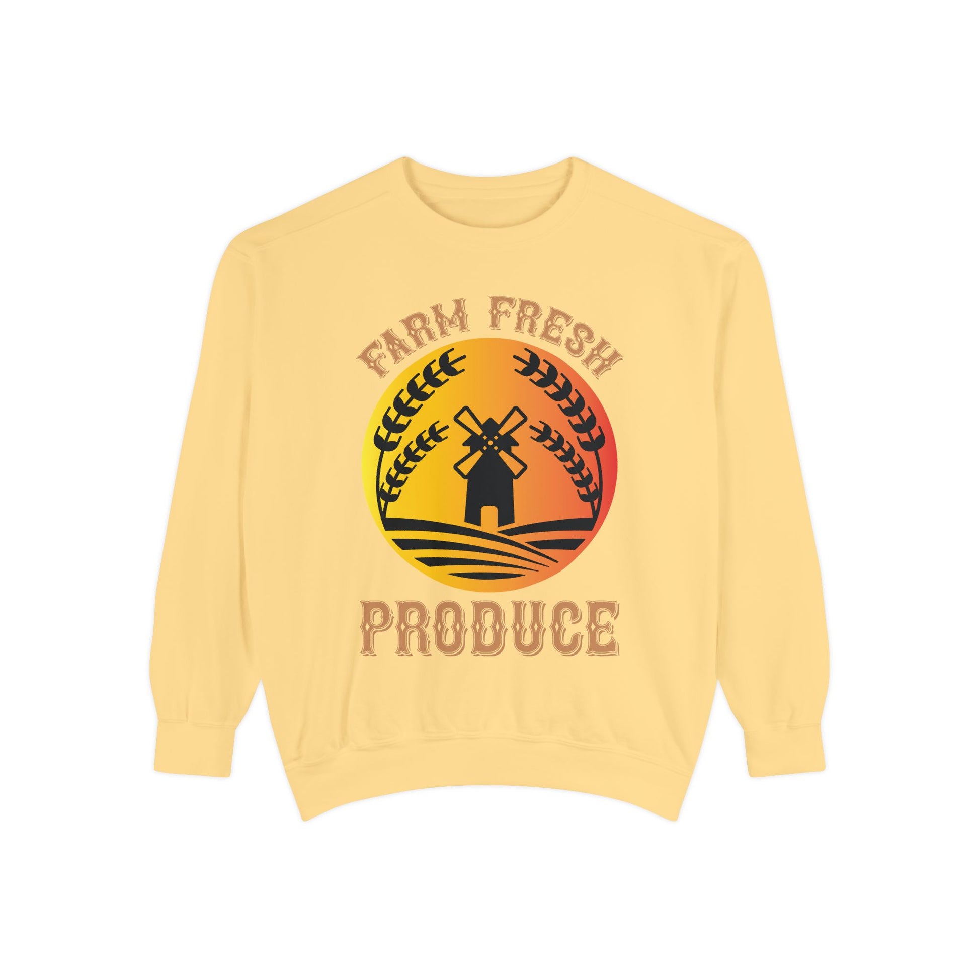Fall Fresh Produce Sweatshirt — Vintage Farm Harvest Crewneck