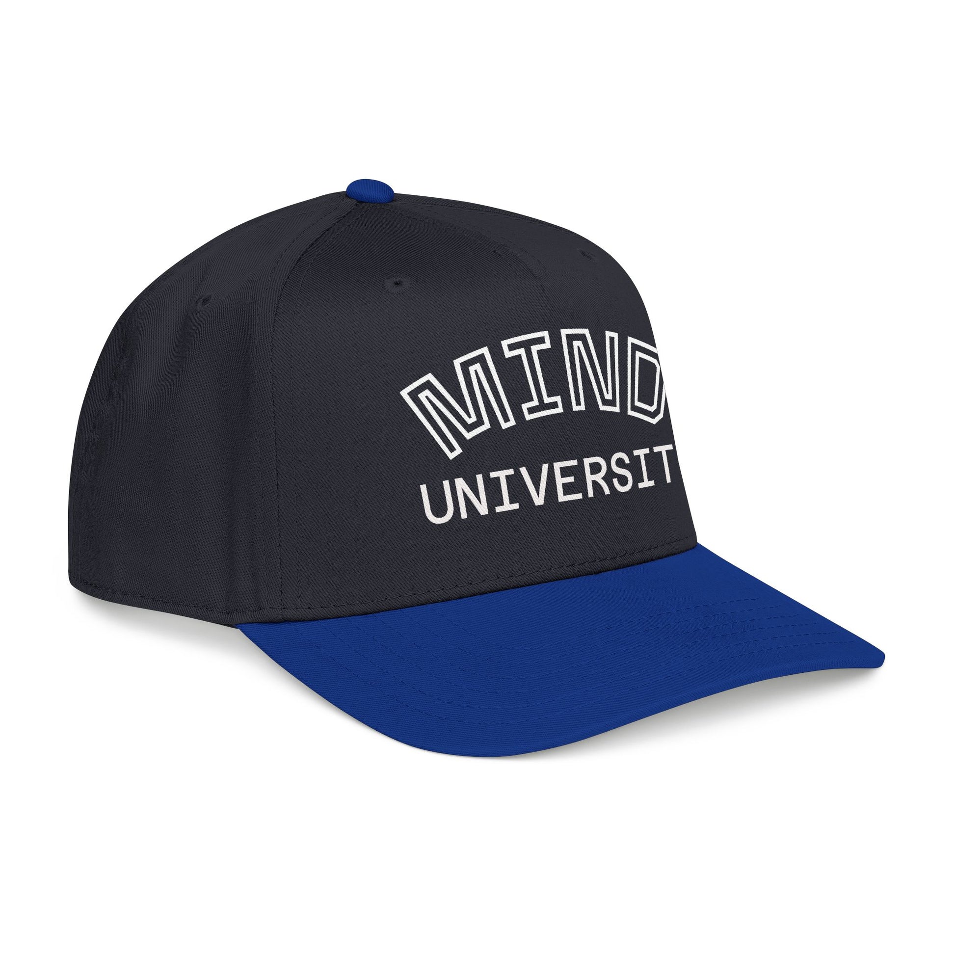 Mind University Baseball Cap — Two-Tone Embroidered College-Style Hat