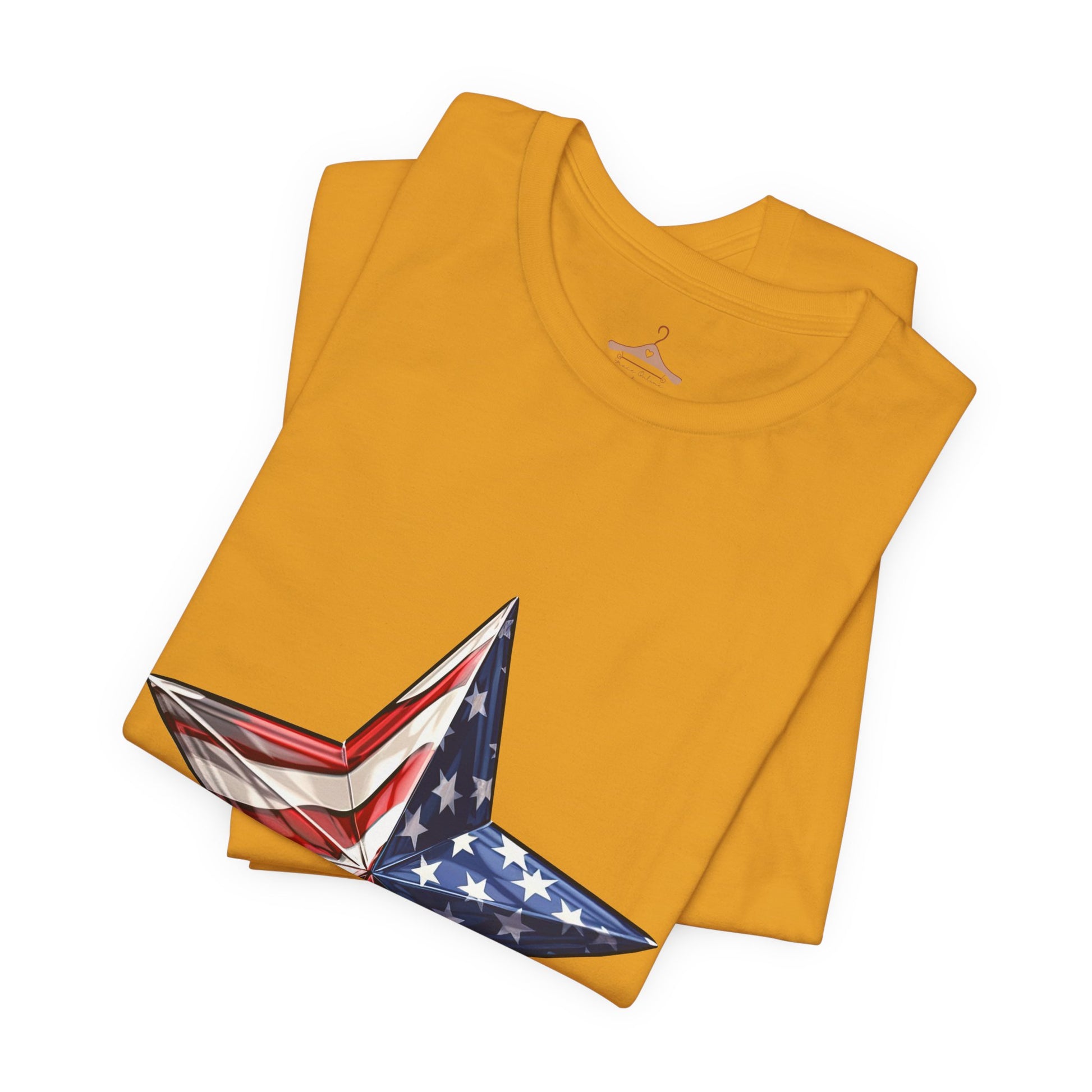 American Flag Star T-Shirt — Patriotic USA Graphic Tee