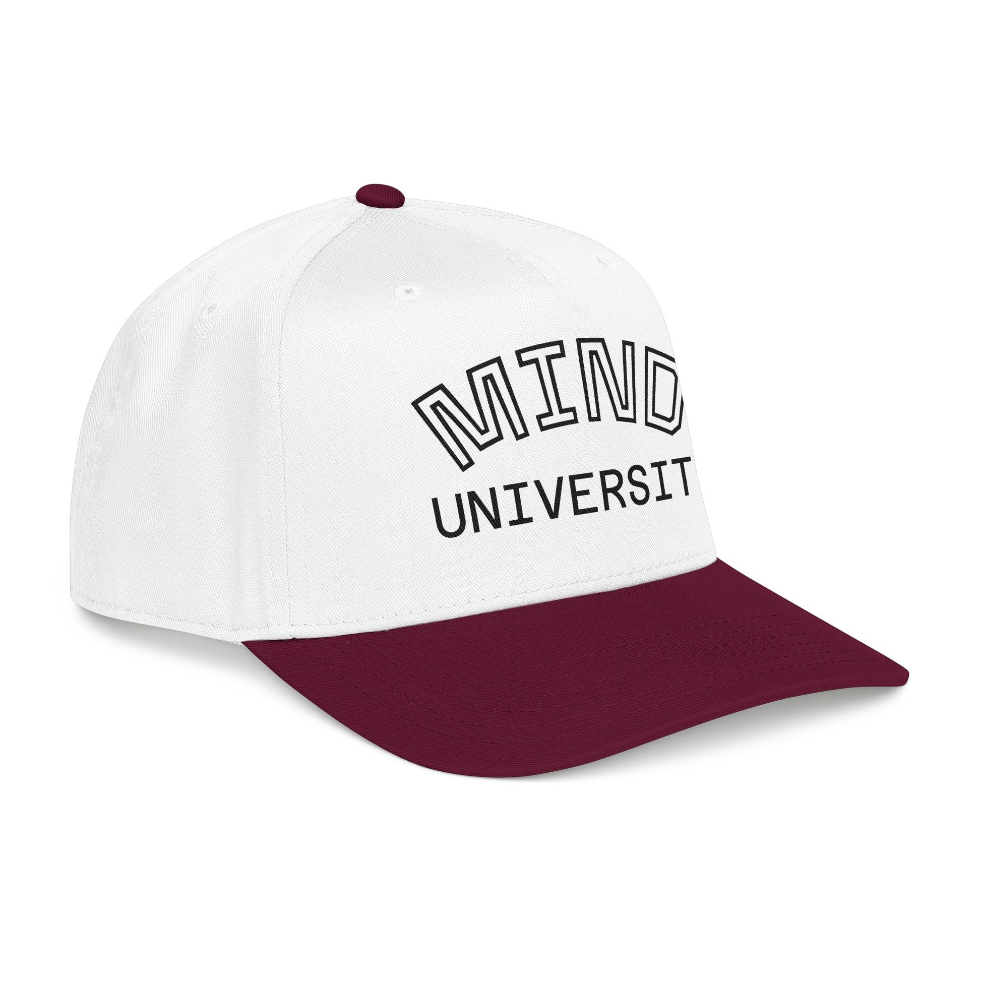 Mind University Baseball Cap — Two-Tone Embroidered College-Style Hat
