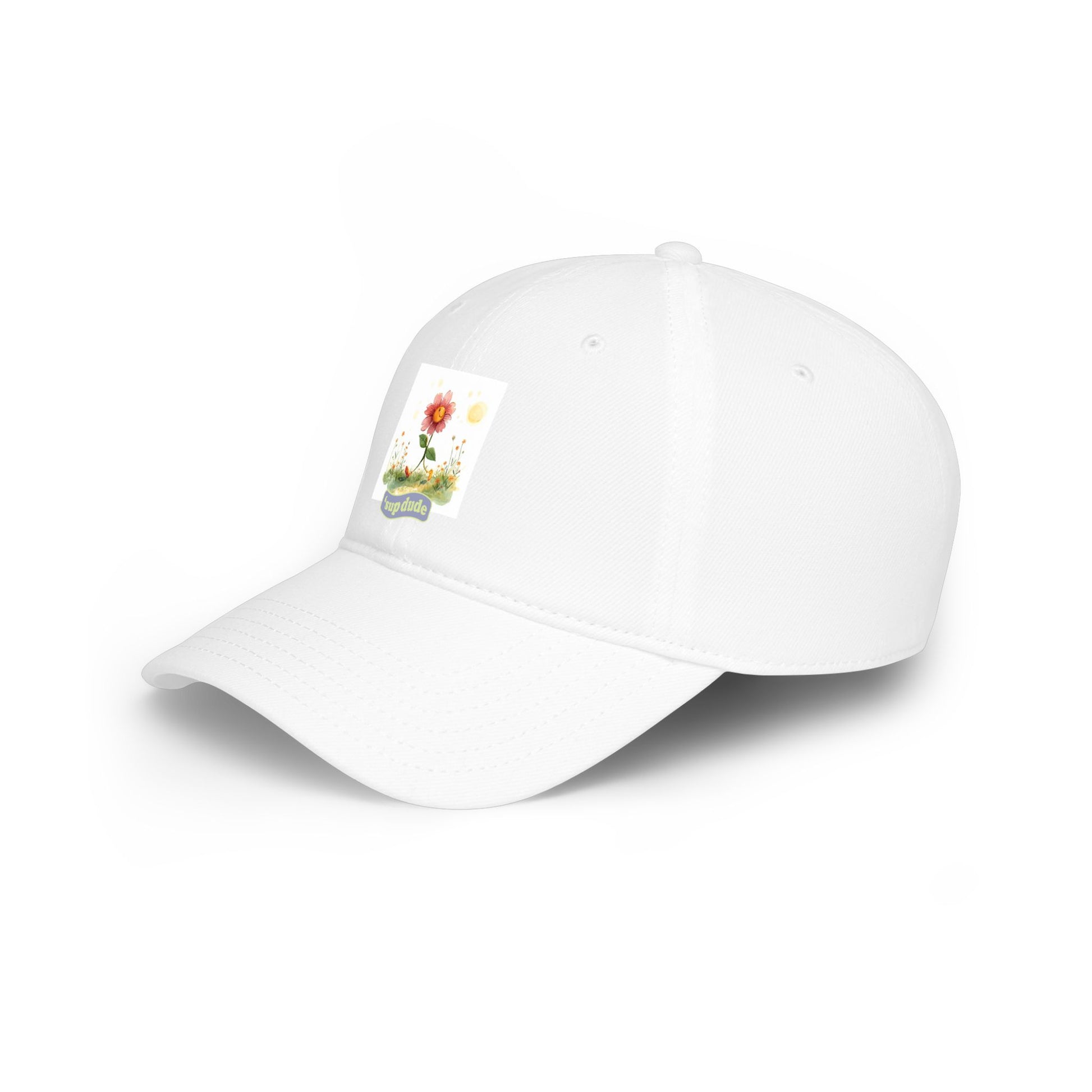 Flower Garden Baseball Cap — 'Keep Going' Inspirational Floral Hat