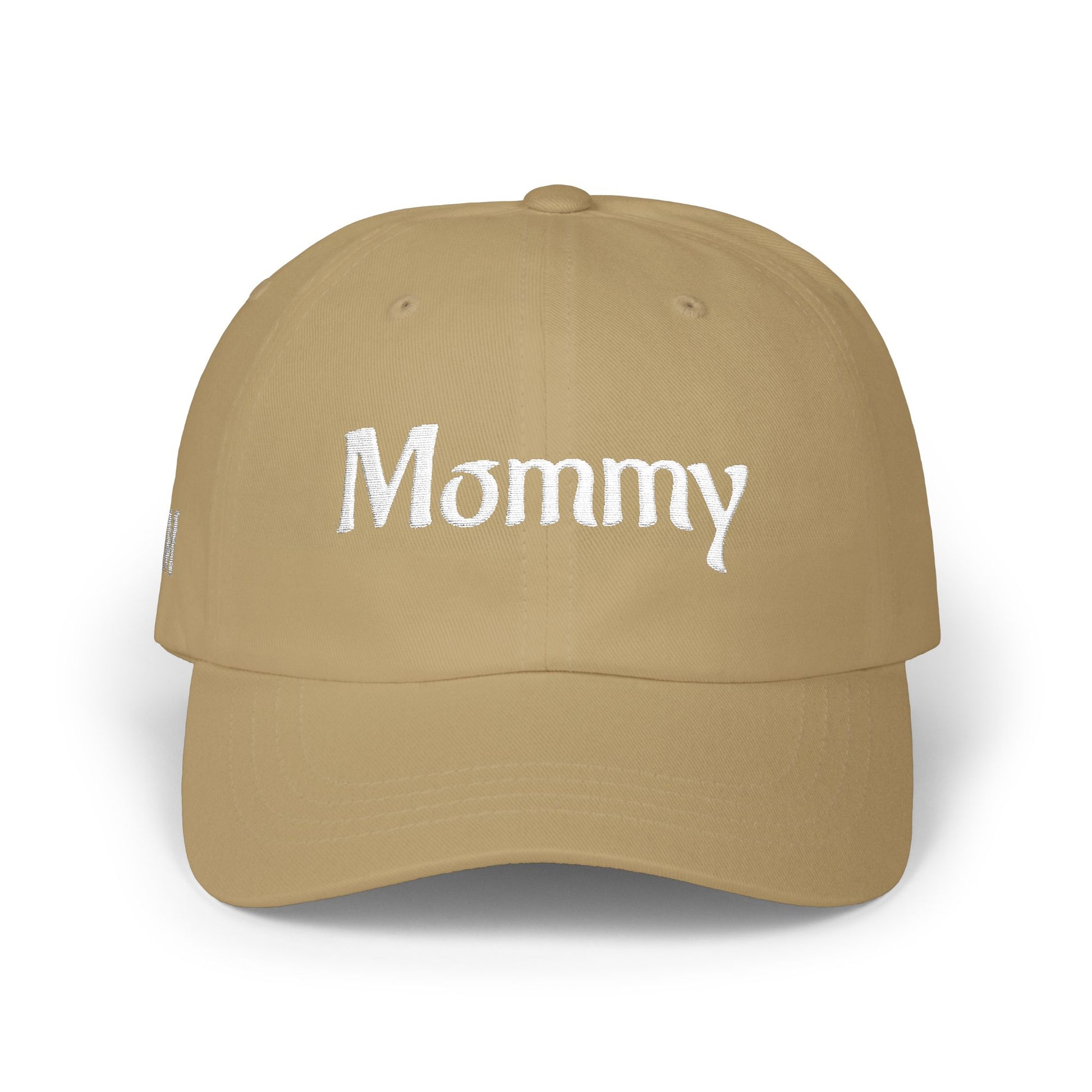 Mommy Embroidered Dad Cap — Casual Mom Baseball Hat, 'Mom' Back Detail, Mother's Day Gift