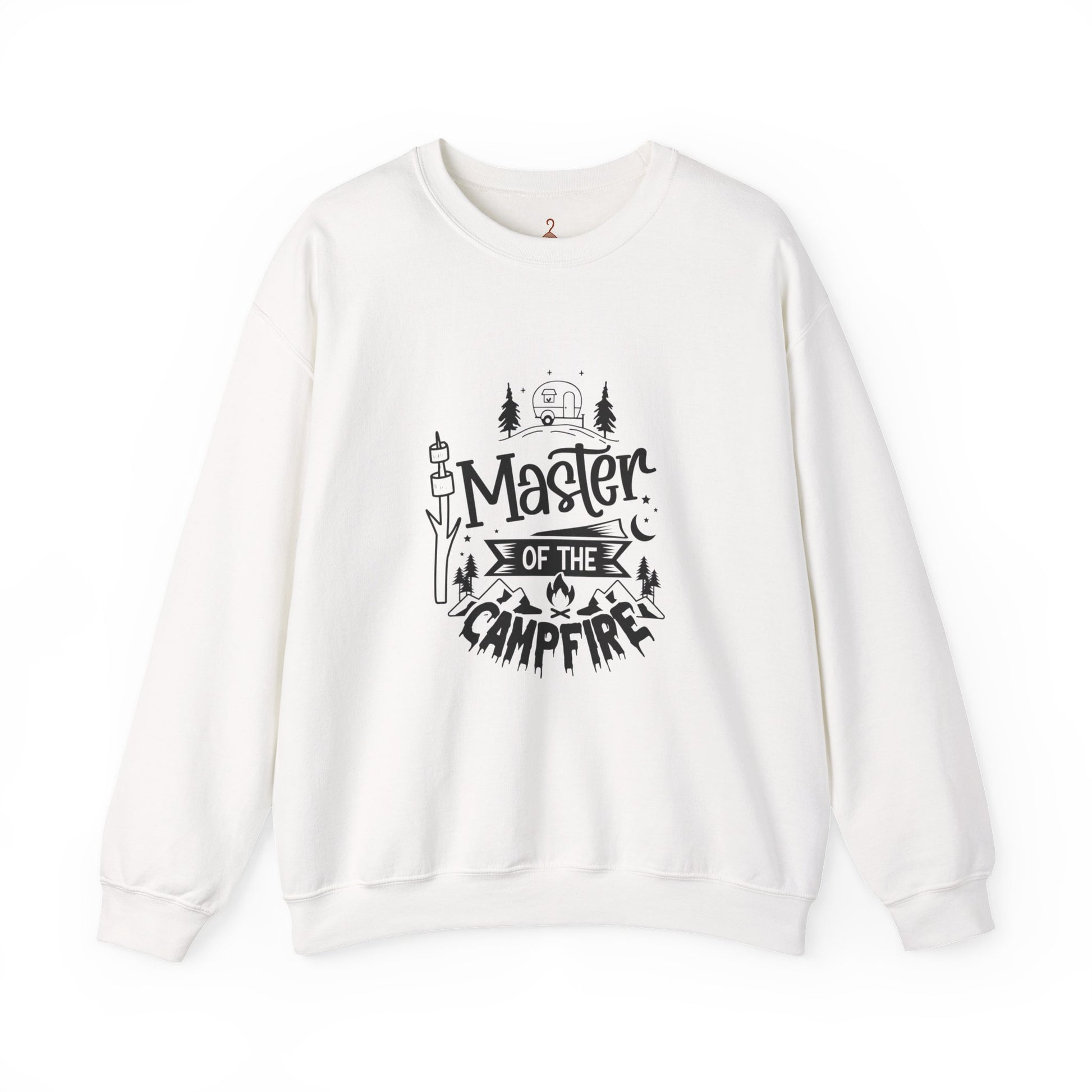 Camp Site Crewneck Sweatshirt — Outdoor Camping Graphic