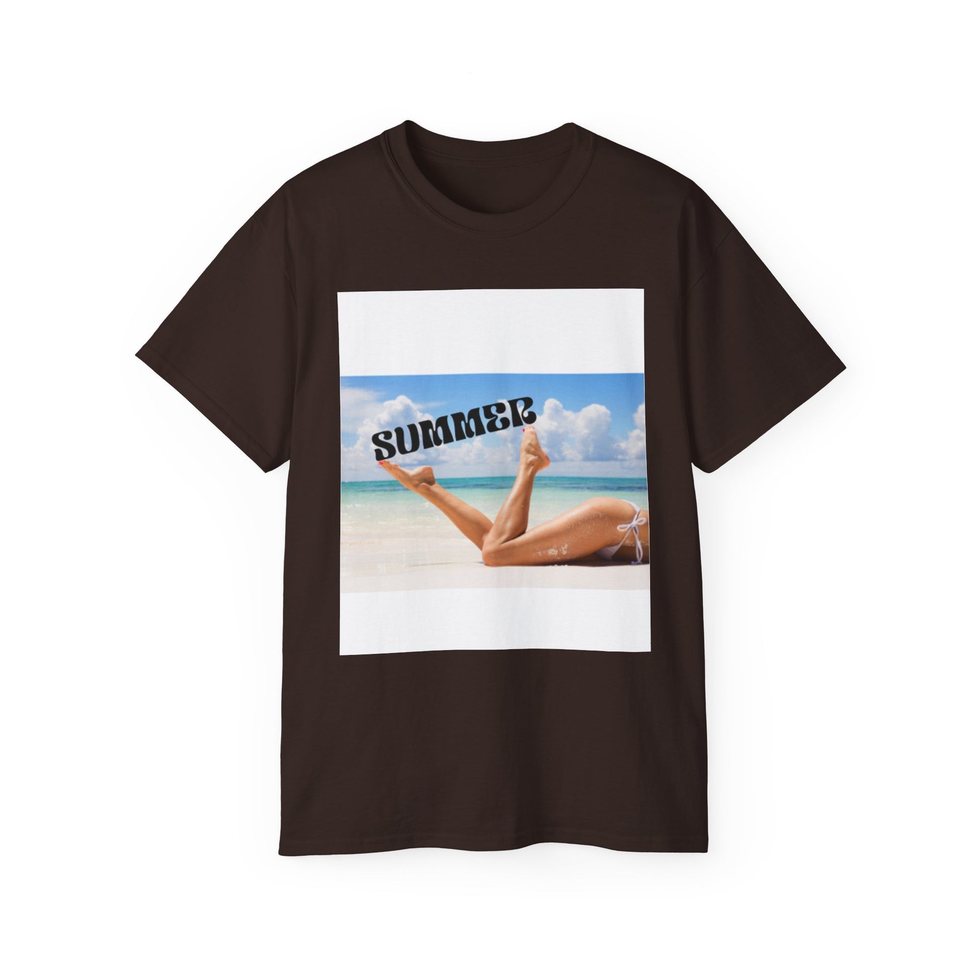 Summer Vibes Unisex Cotton Tee, Beach Shirt, Vacation Apparel, Casual Outfit, Gift for Summer Lovers